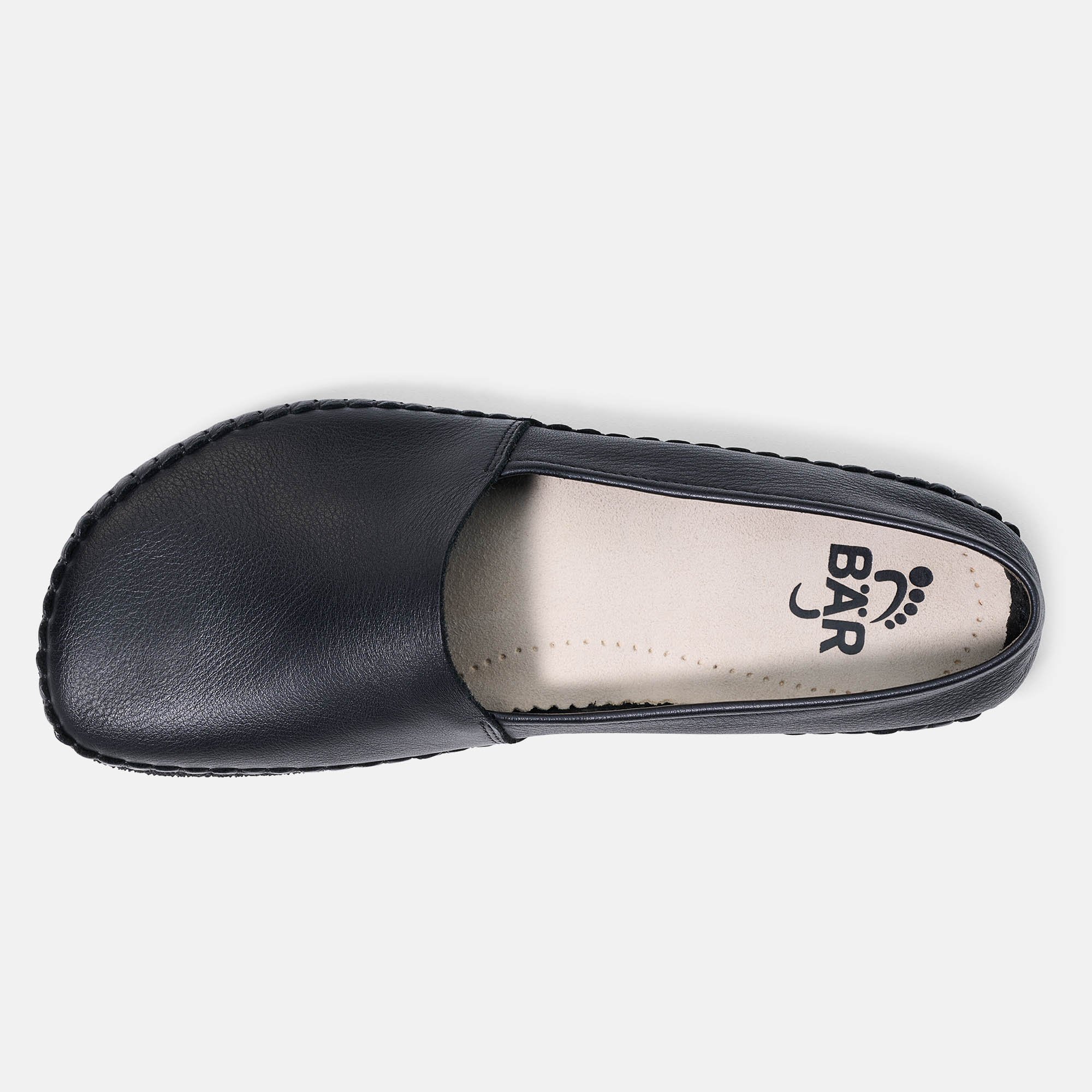 BÄR Schuhe Unisexschuhe Charlie in schwarz aus Rindnappaleder - Anlass: Alltag (Ansicht von oben) BÄR Schuhe Unisexschuhe Alltag Charlie schwarz Rindnappaleder Ansicht von oben