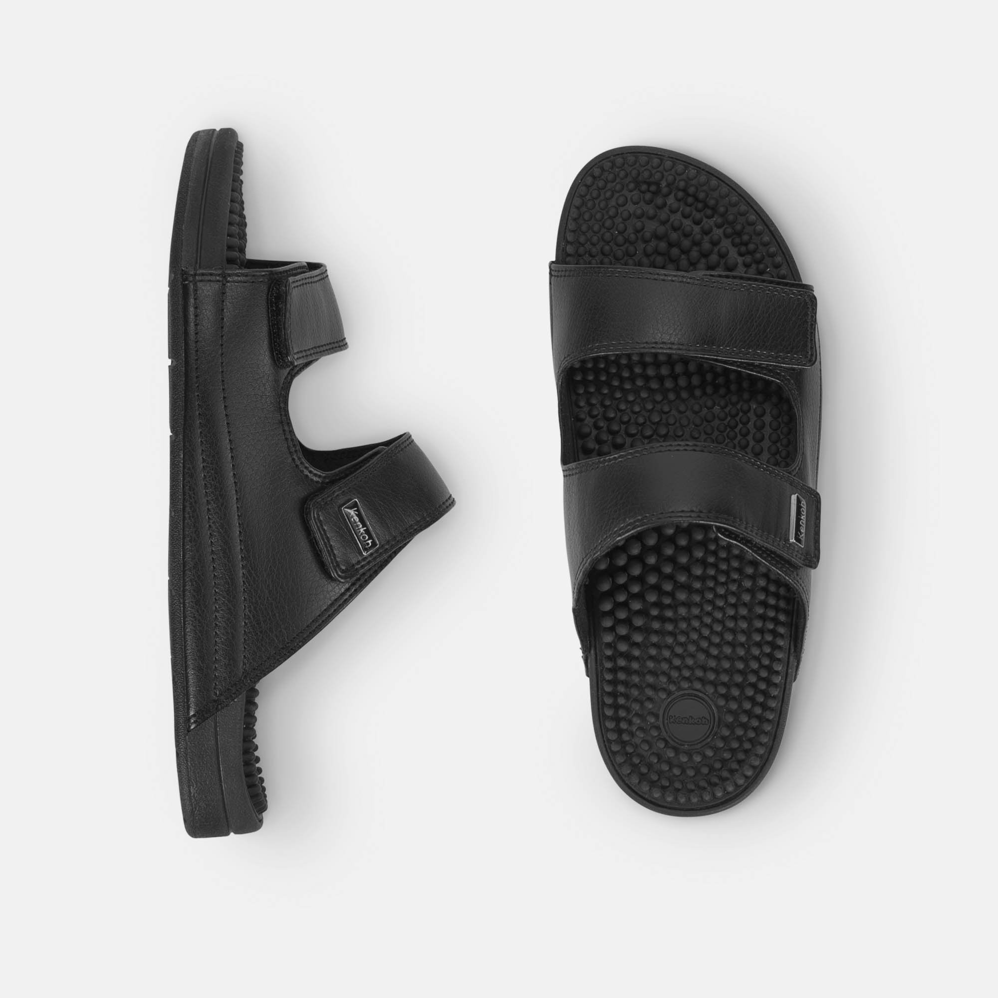 BÄR Schuhe Unisexschuhe Freizeitschuhe Serenity Kenkoh Massage-Sandale schwarz Synthetisches Leder Ansicht von oben