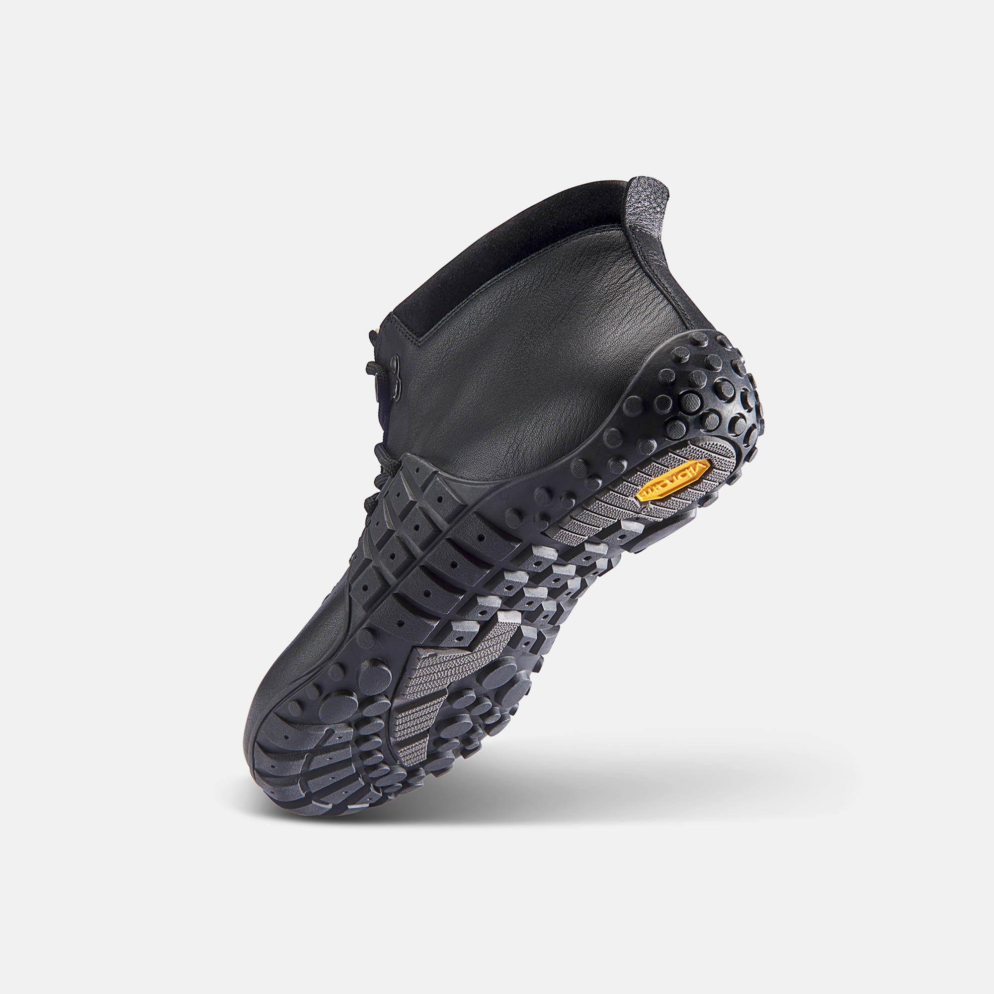 BÄR Schuhe Unisexschuhe Mountain Barefoot in schwarz aus Rindnappaleder - Anlass: Wanderschuhe (Seitenansicht) BÄR Schuhe Unisexschuhe Wanderschuhe Mountain Barefoot schwarz Rindnappaleder Seitenansicht