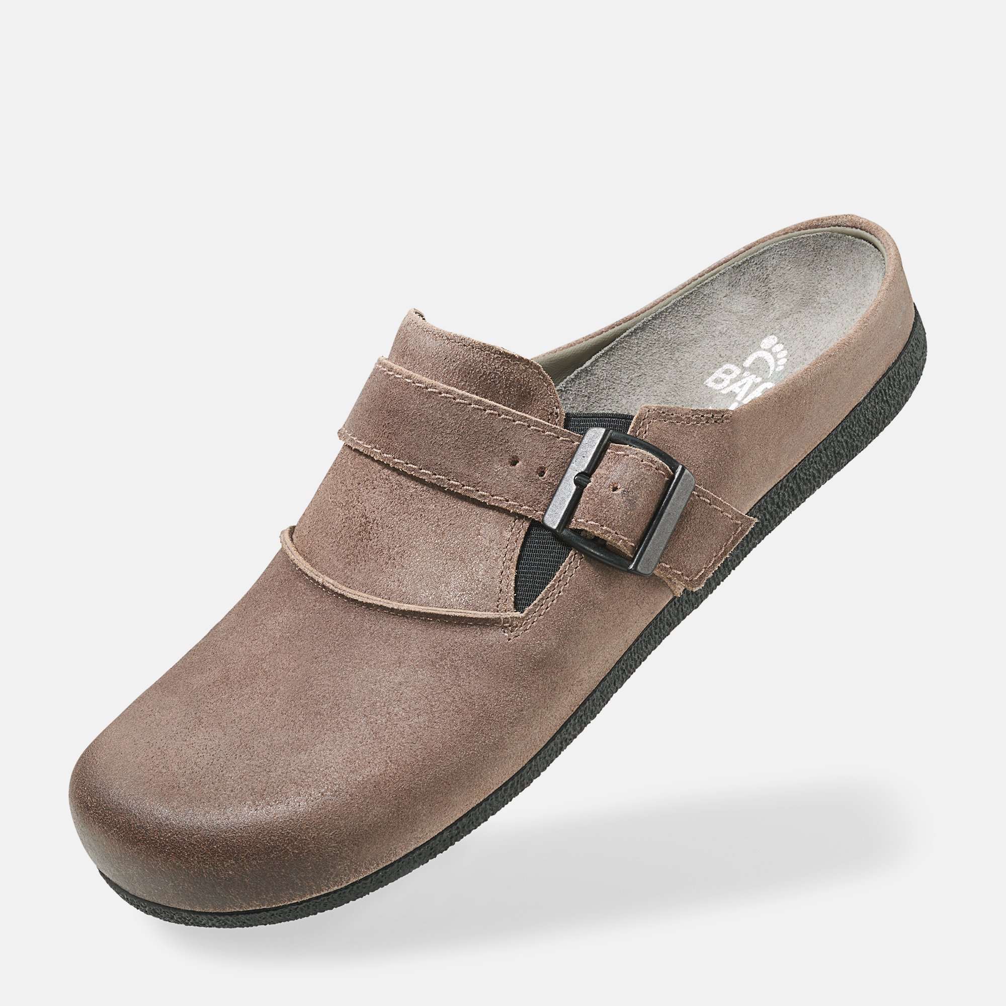 BÄR Schuhe Herrenschuhe Marlon in taupe aus Rindveloursleder gewachst - Anlass: Hausschuhe (Produktbild) BÄR Schuhe Herrenschuhe Hausschuhe Marlon taupe Rindveloursleder gewachst Produktbild