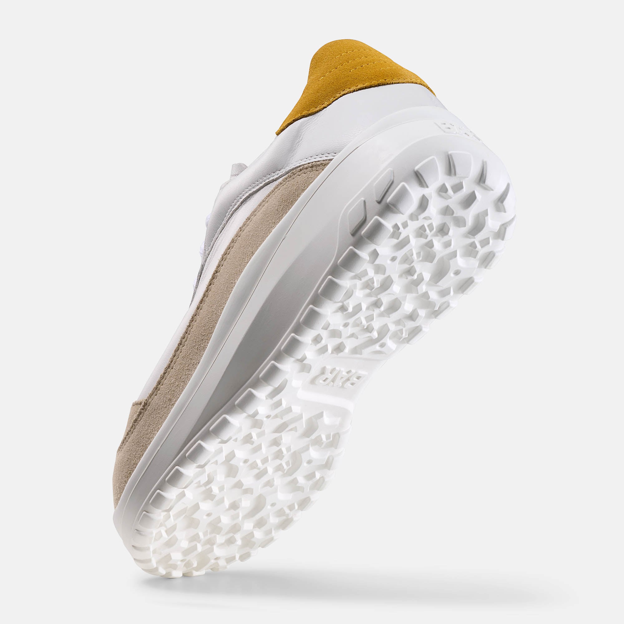 BÄR Schuhe Damenschuhe Freizeitschuhe Quinn weiß/sand Kalbnappaleder, Kalbveloursleder Seitenansicht