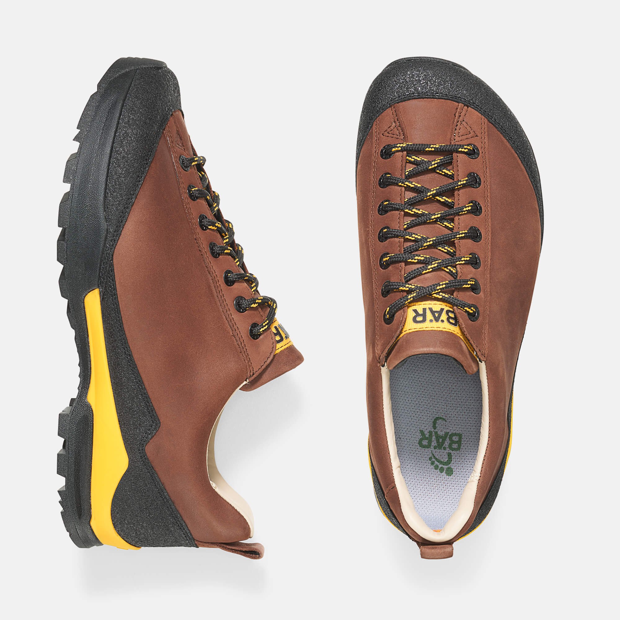 BÄR Schuhe Herrenschuhe Bergkomfort Wanderschuh in dunkelbraun aus terracare® gewachstes Rindnappa wasserabweisend - Anlass: Wanderschuhe (Ansicht von oben) BÄR Schuhe Herrenschuhe Wanderschuhe Bergkomfort Wanderschuh dunkelbraun terracare® gewachstes Rindnappa wasserabweisend Ansicht von oben