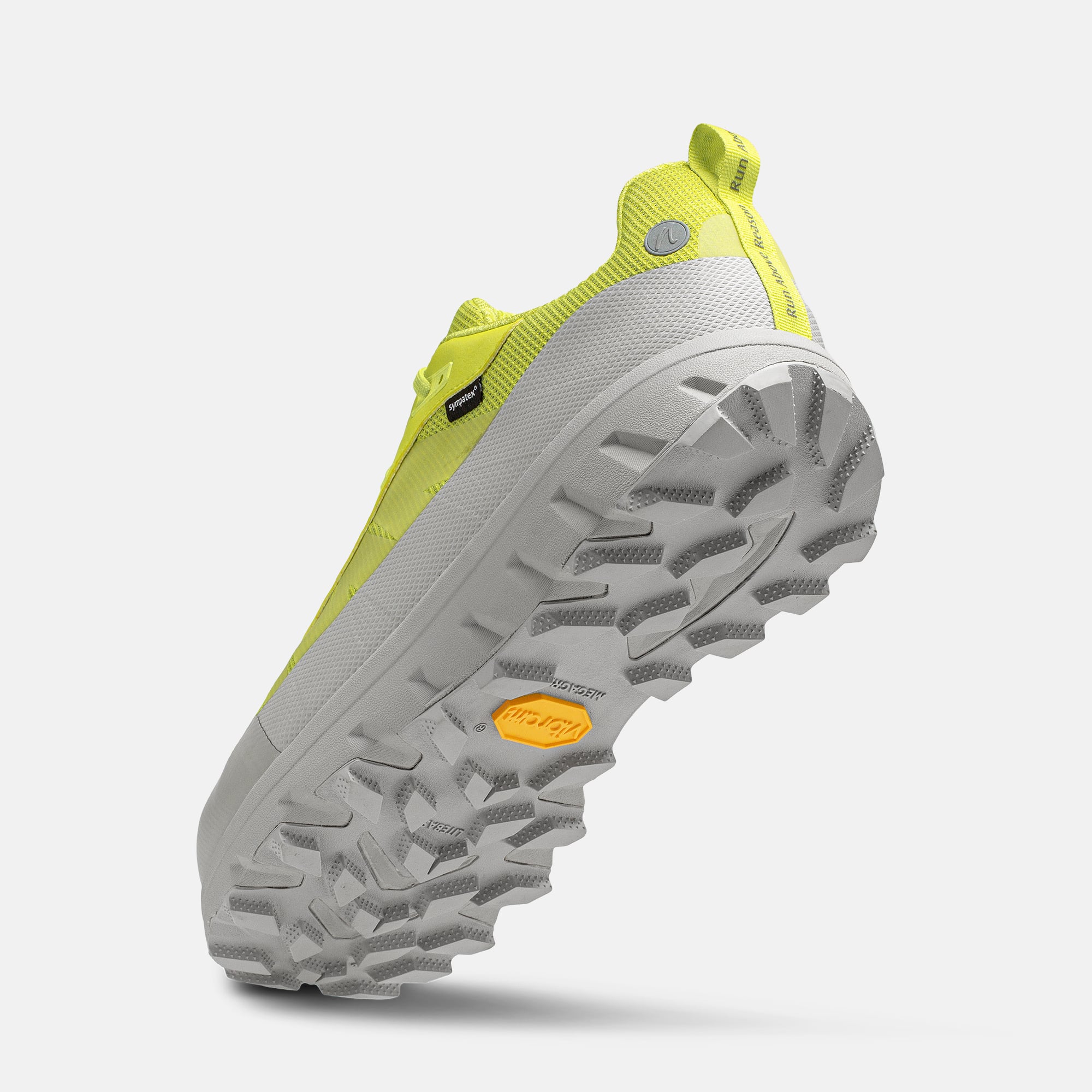 JOENIMBLE Schuhe Damenschuhe Wanderschuhe Explore Addict grau/gelb Seitenansicht