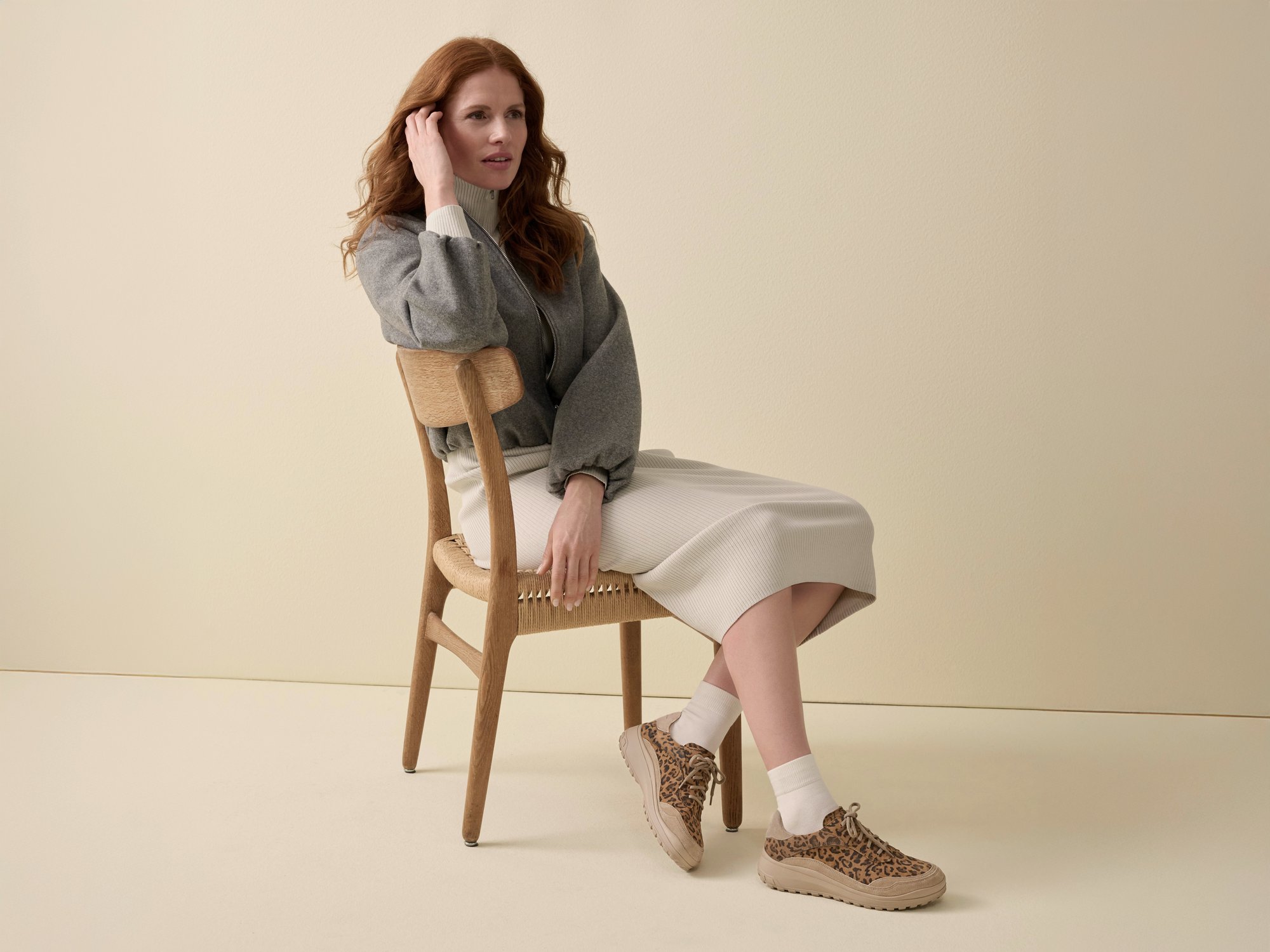 BÄR Schuhe Damenschuhe Quinn in cognac/leo aus Kalbveloursleder - Anlass: Freizeitschuhe (Emotionsbild) BÄR Schuhe Damenschuhe Freizeitschuhe Quinn cognac/leo Kalbveloursleder Emotionsbild