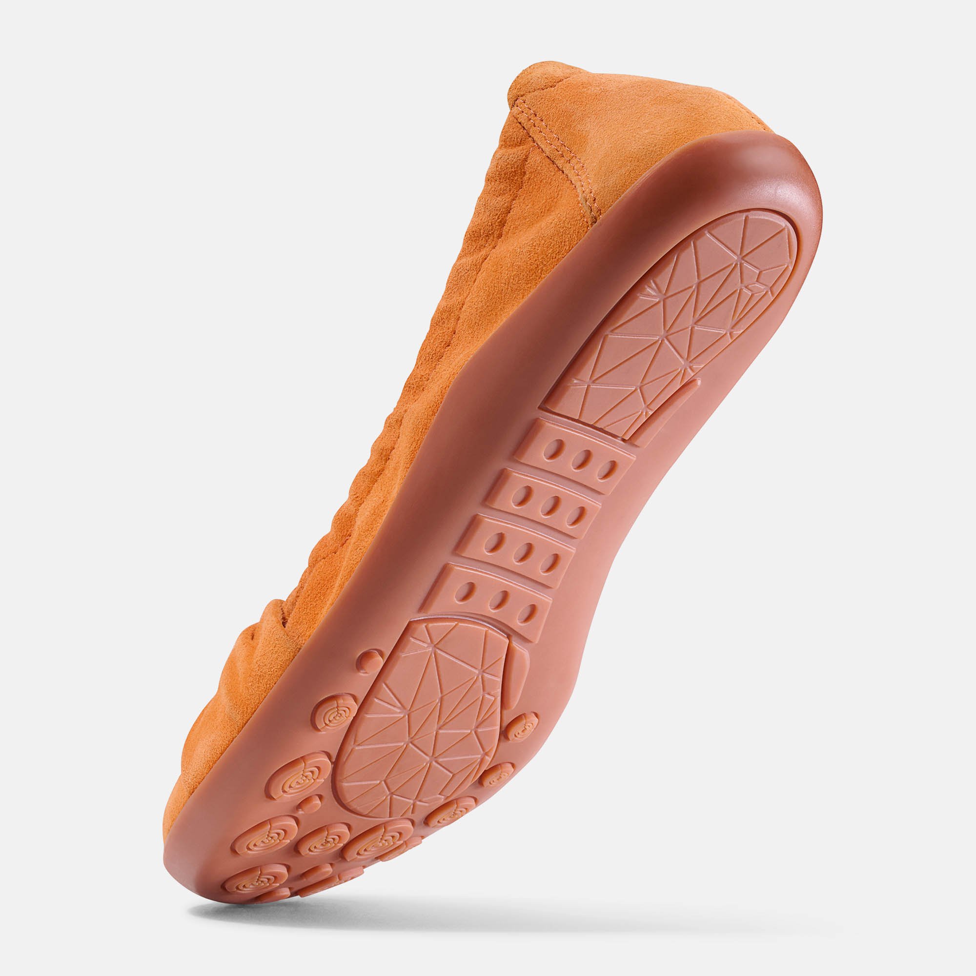 BÄR Schuhe Damenschuhe Freizeitschuhe Elly orange Ziegenvelours Seitenansicht