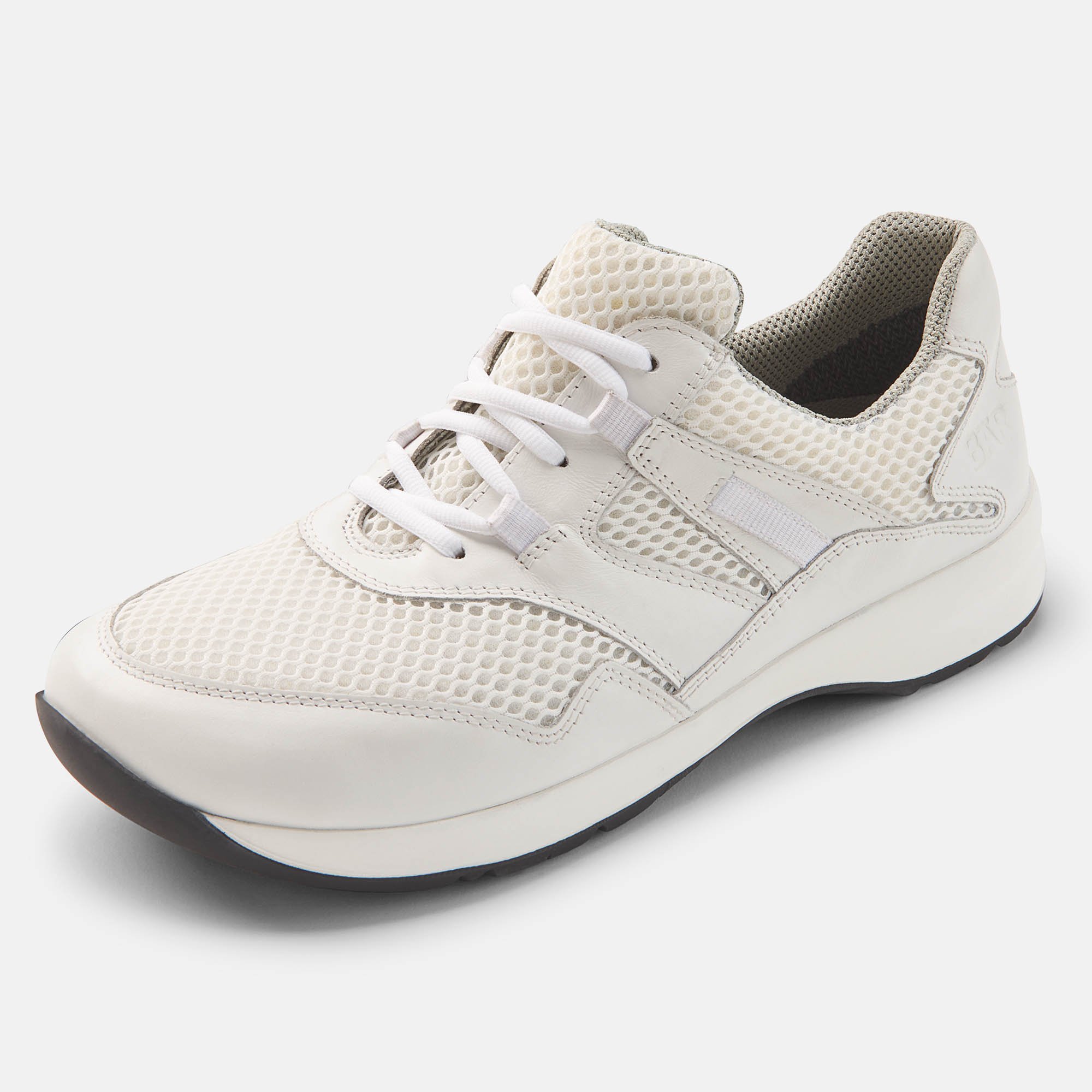 BÄR Schuhe Unisexschuhe Easyrun in weiß aus Rindnappaleder, Mesh - Anlass: Laufschuhe (Produktbild) BÄR Schuhe Unisexschuhe Laufschuhe Easyrun weiß Rindnappaleder, Mesh Produktbild