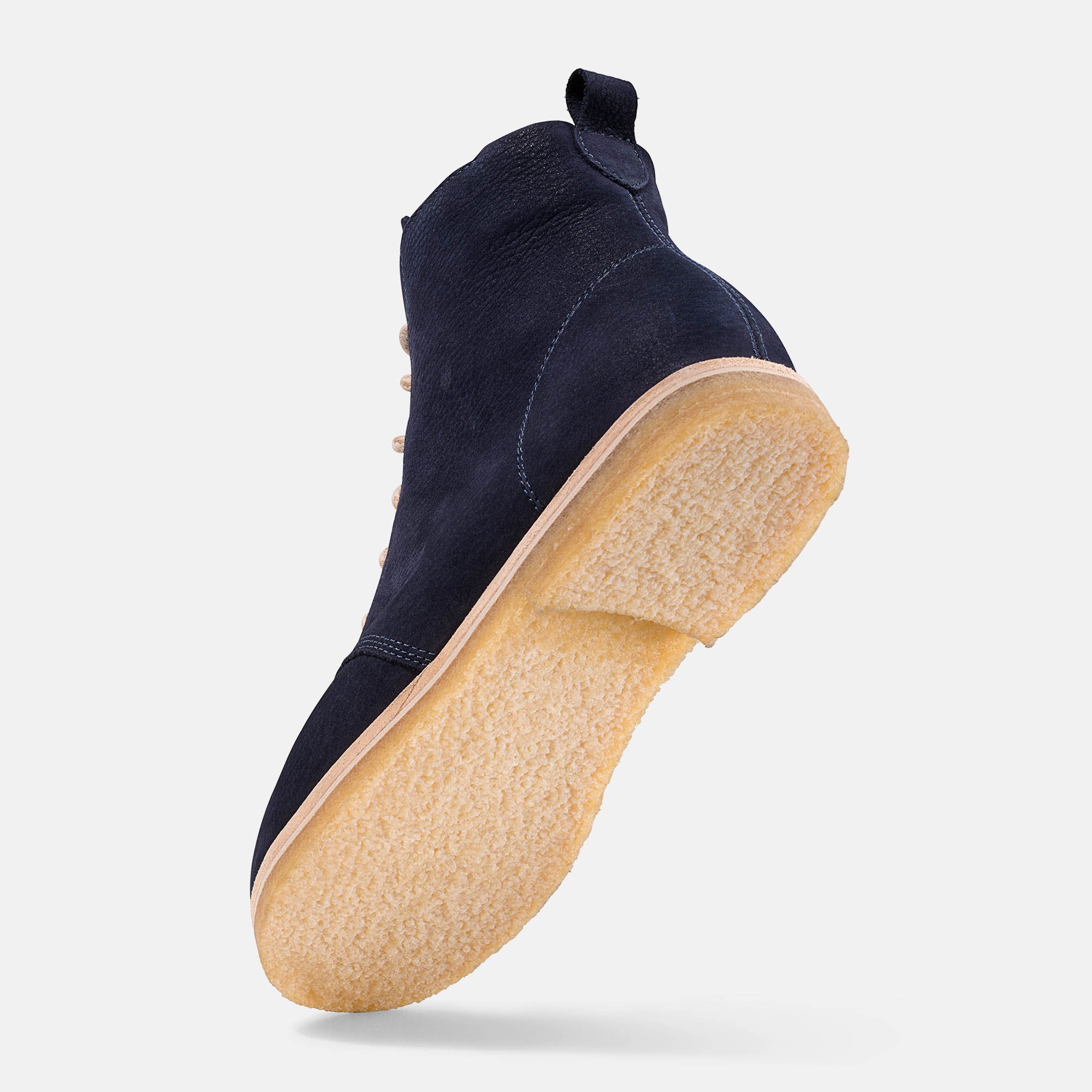 BÄR Schuhe Damenschuhe Freizeitschuhe Shay dunkelblau Kalbnubukleder wasserabweisend Seitenansicht