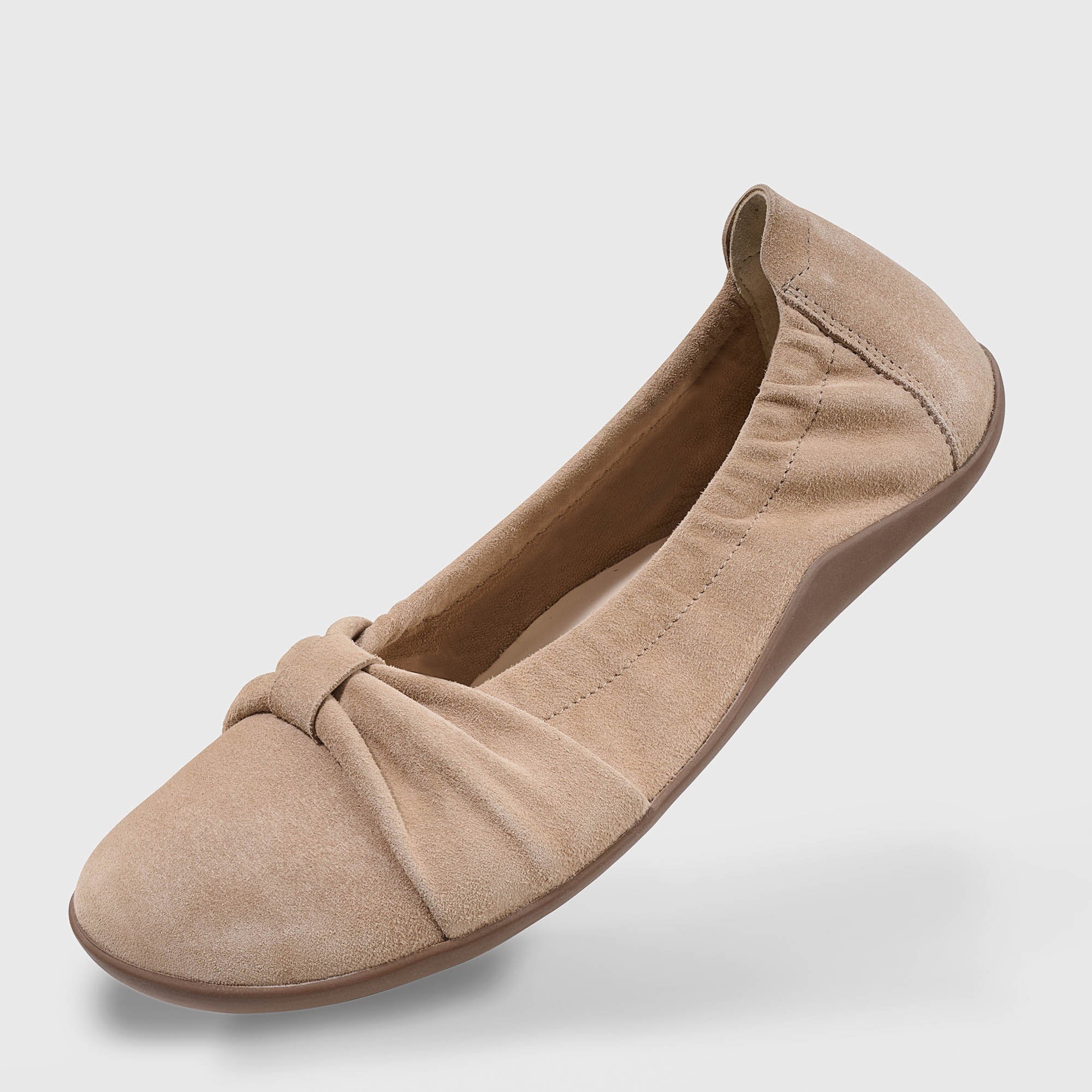 BÄR Schuhe Damenschuhe Elly in taupe aus Ziegenvelours - Anlass: Freizeitschuhe (Produktbild) BÄR Schuhe Damenschuhe Freizeitschuhe Elly taupe Ziegenvelours Produktbild
