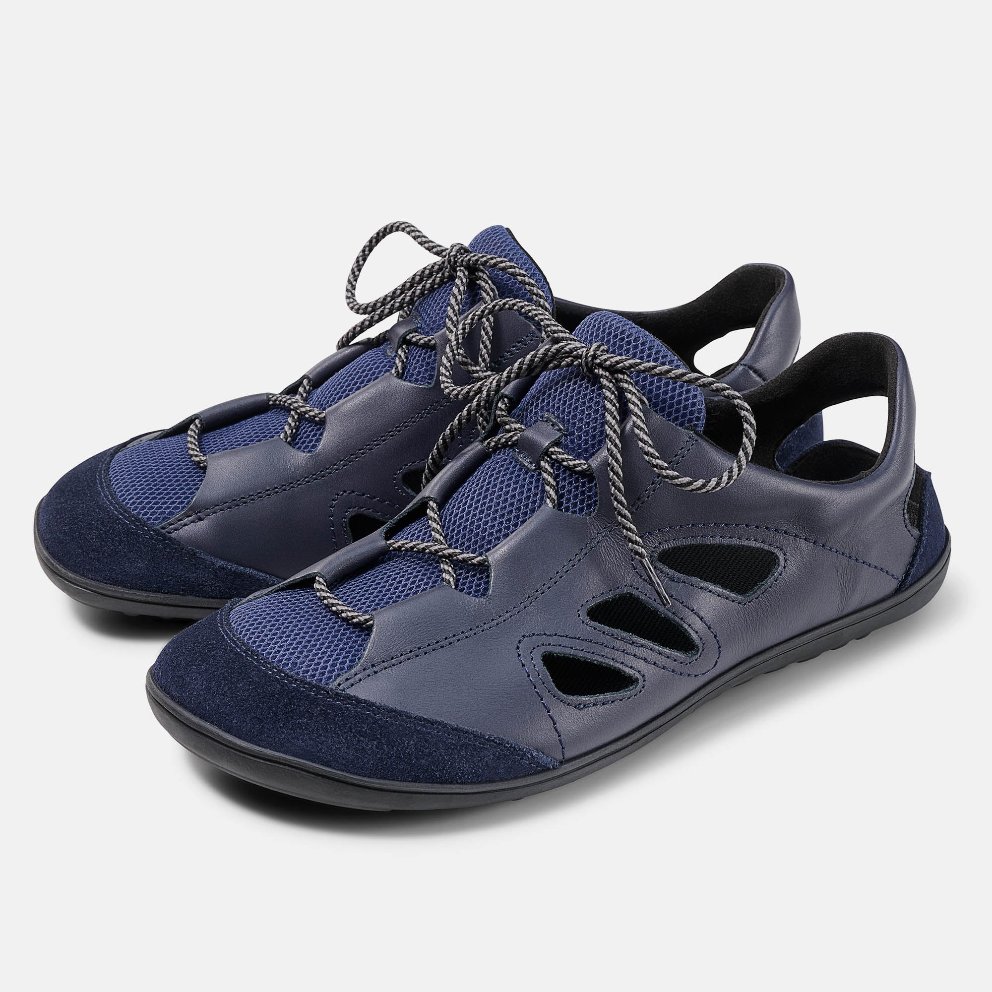 BÄR Schuhe Unisexschuhe Sandaletten Jess dunkelblau Rindveloursleder, Textil Hauptbild