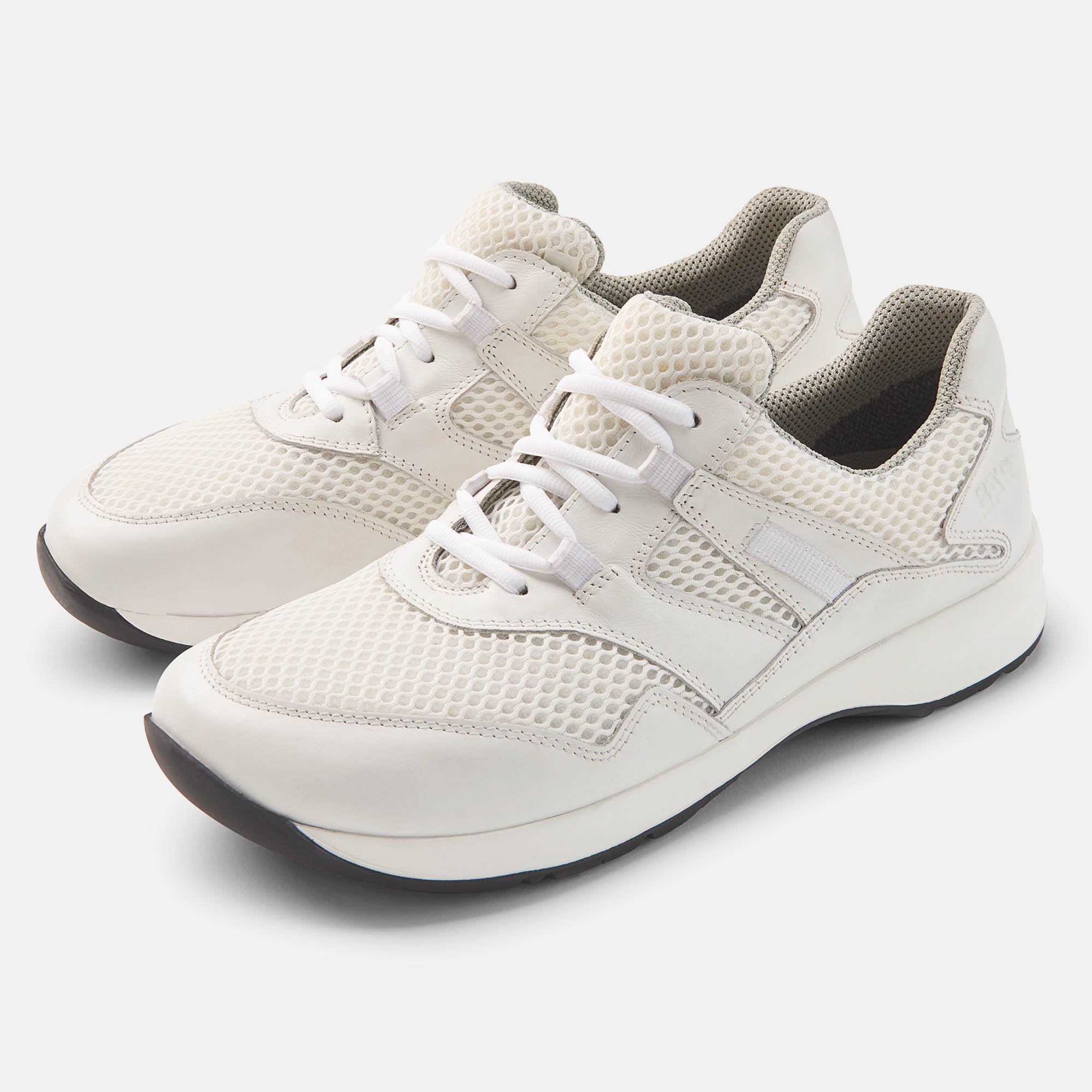 BÄR Schuhe Unisexschuhe Easyrun in weiß aus Rindnappaleder, Mesh - Anlass: Laufschuhe (Hauptbild) BÄR Schuhe Unisexschuhe Laufschuhe Easyrun weiß Rindnappaleder, Mesh Hauptbild