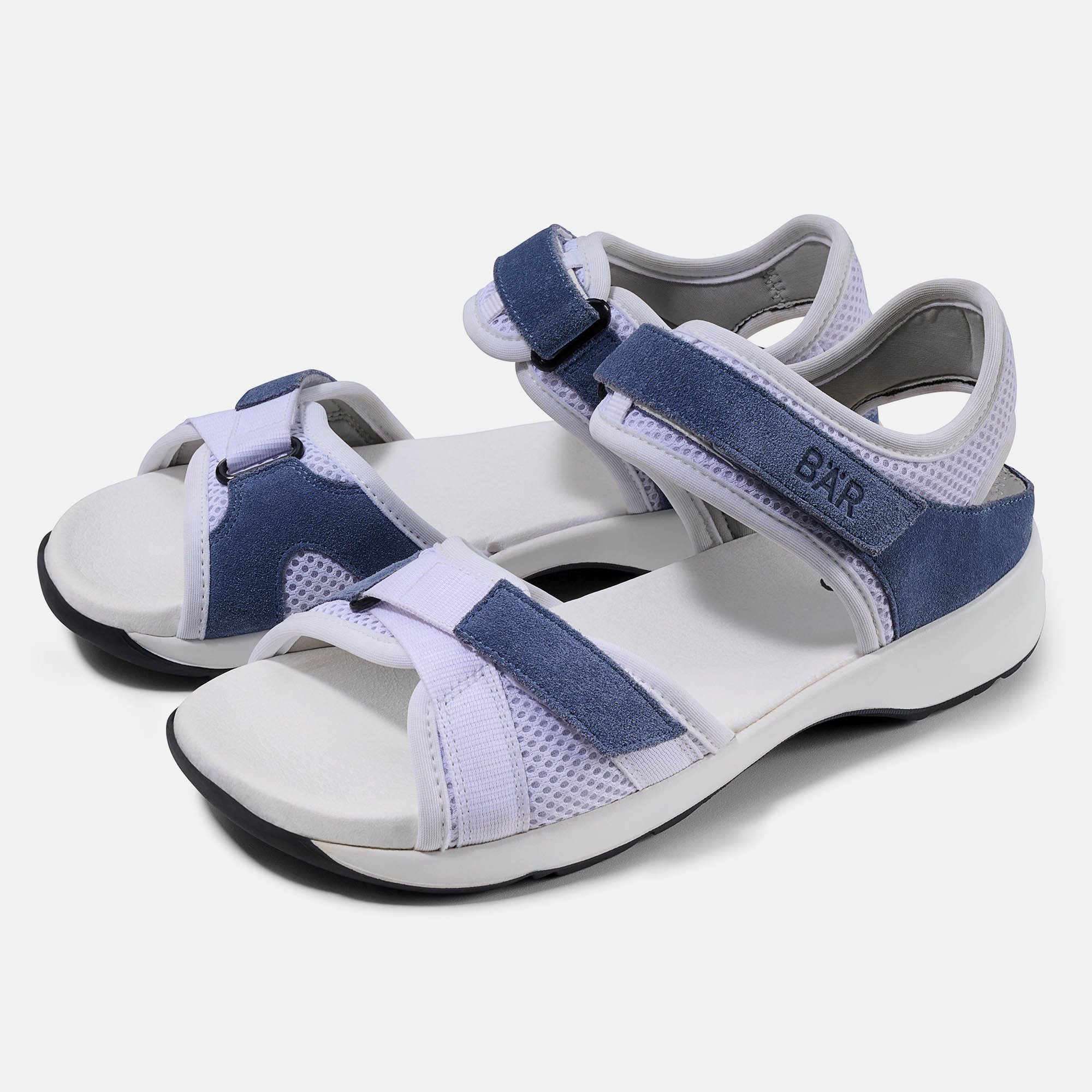 BÄR Schuhe Damenschuhe Jandia 2.0 in weiß/jeans aus Textil, Kalbvelourleder,Neopren - Anlass: Alltag (Hauptbild) BÄR Schuhe Damenschuhe Alltag Jandia 2.0 weiß/jeans Textil, Kalbvelourleder,Neopren Hauptbild