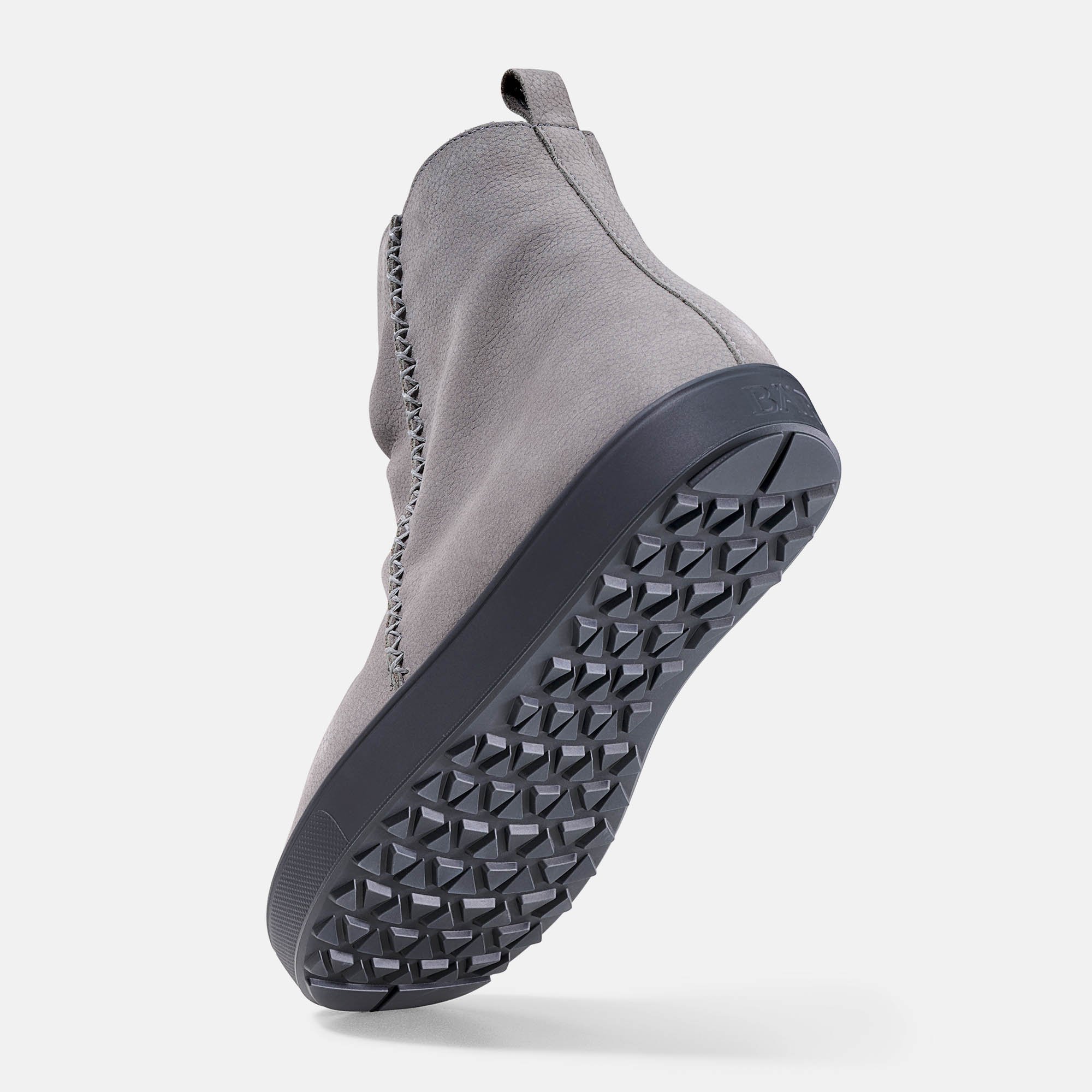 BÄR Schuhe Damenschuhe Merle in grau aus Rindnubukleder - Anlass: Freizeitschuhe (Seitenansicht) BÄR Schuhe Damenschuhe Freizeitschuhe Merle grau Rindnubukleder Seitenansicht
