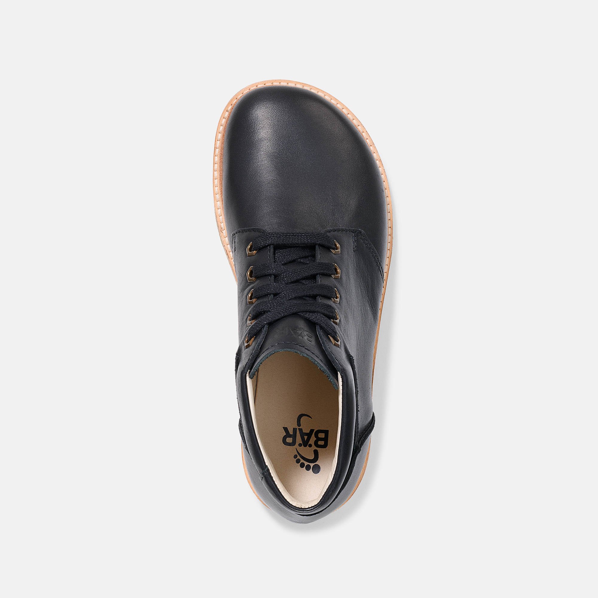 BÄR Schuhe Herrenschuhe Businessschuhe Sean schwarz Rindnappaleder wasserabweisend Ansicht von oben