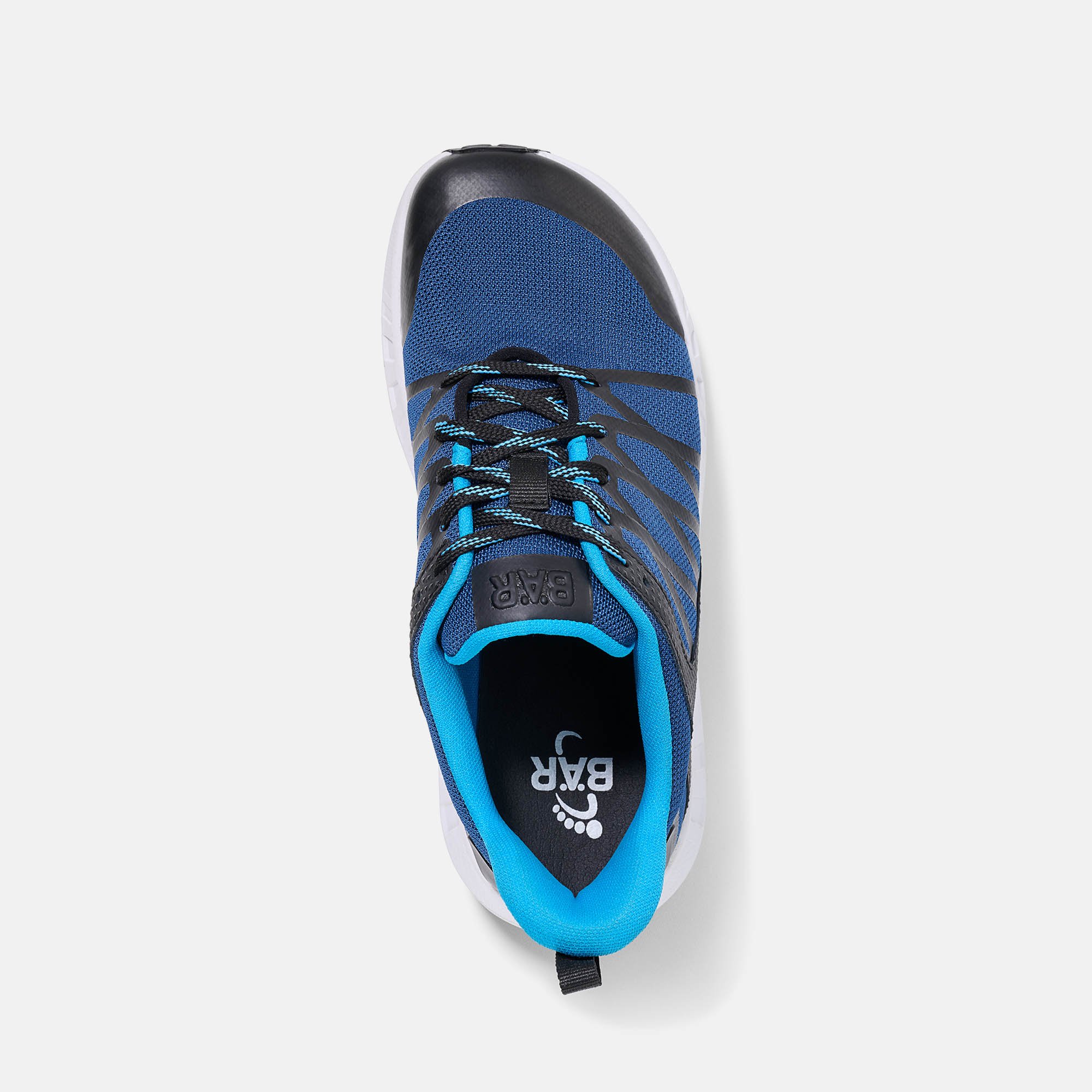 BÄR Schuhe Unisexschuhe Flow Motion in blau aus Textil - Anlass: Sport (Ansicht von oben) BÄR Schuhe Unisexschuhe Sport Flow Motion blau Textil Ansicht von oben