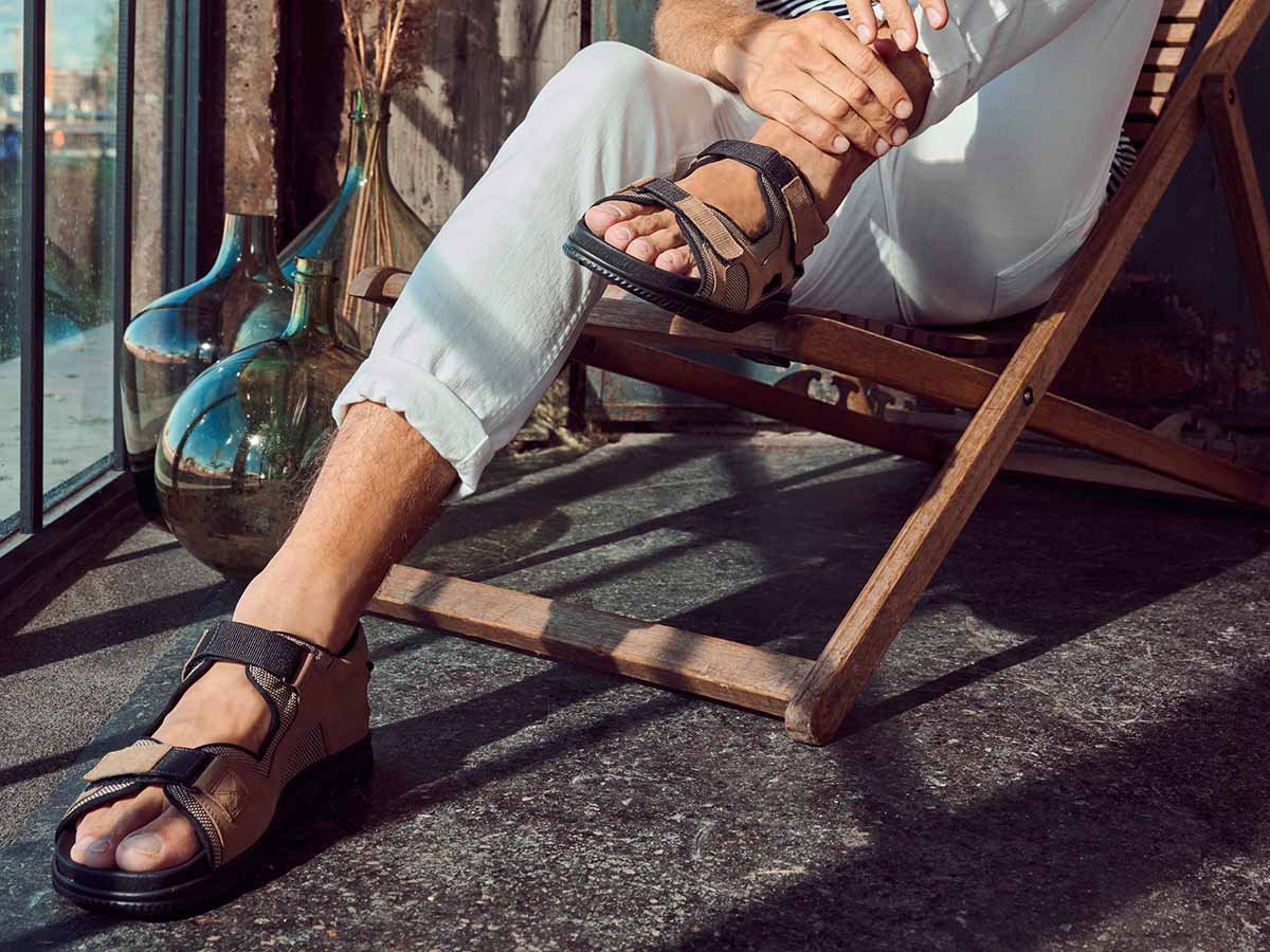 BÄR Schuhe Herrenschuhe Alltag Adrian oliv Rindnappaleder gefettet, Textil Emotionsbild