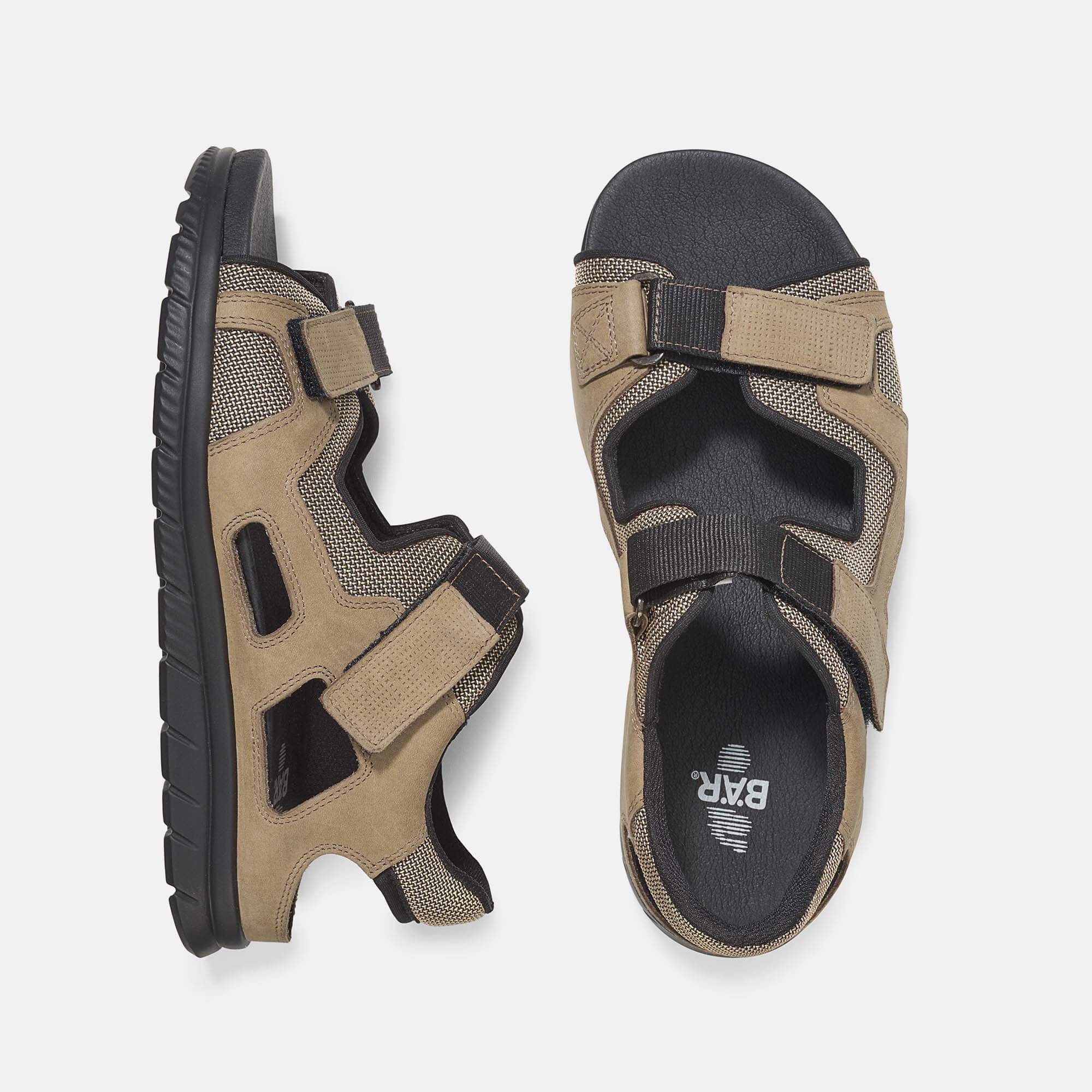BÄR Schuhe Herrenschuhe Adrian in oliv aus Rindnappaleder gefettet, Textil - Anlass: Alltag (Ansicht von oben) BÄR Schuhe Herrenschuhe Alltag Adrian oliv Rindnappaleder gefettet, Textil Ansicht von oben