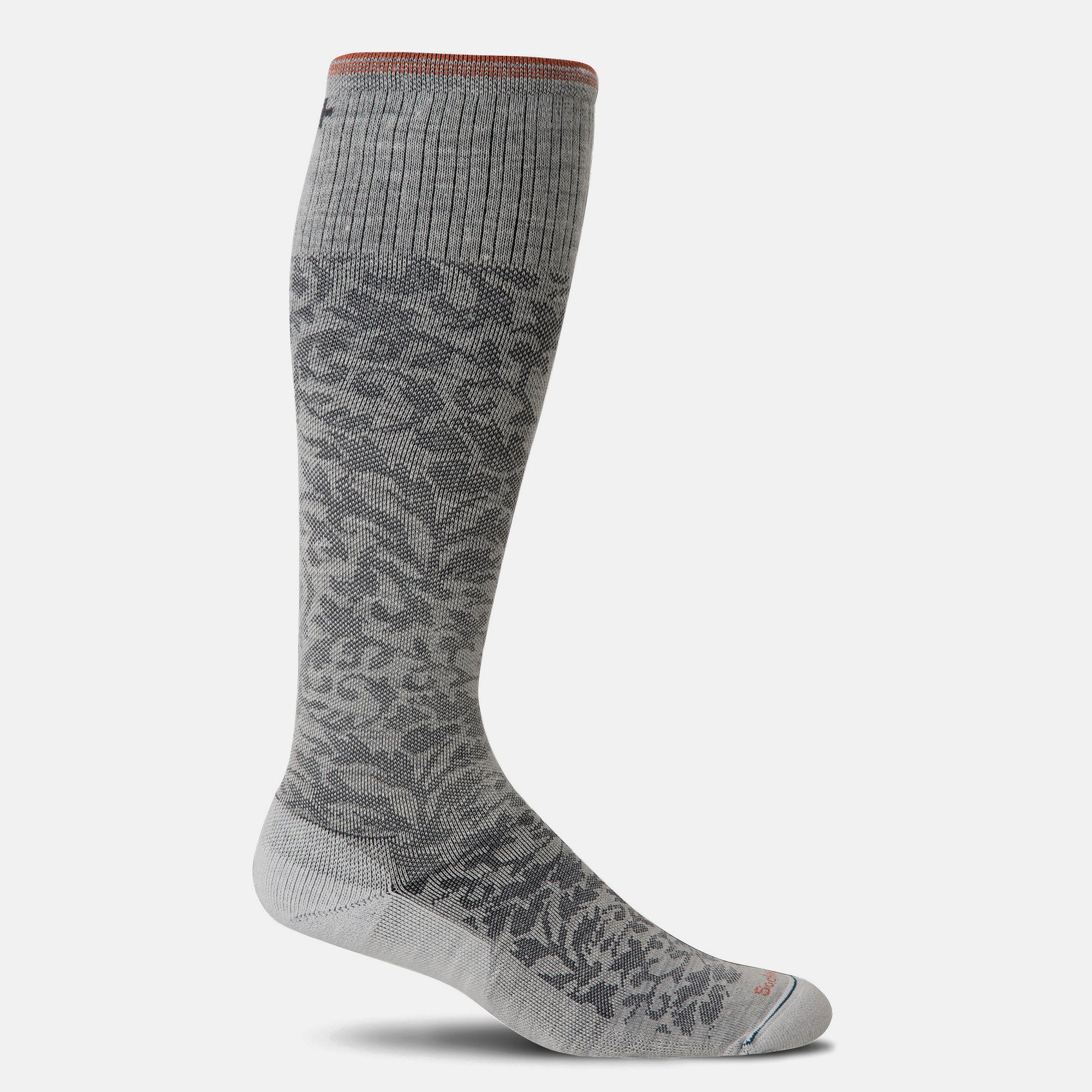 BÄR Schuhe Kompressionsstrumpf DA Damask in grau (Hauptbild) BÄR Schuhe Kompressionsstrumpf DA Damask grau Hauptbild
