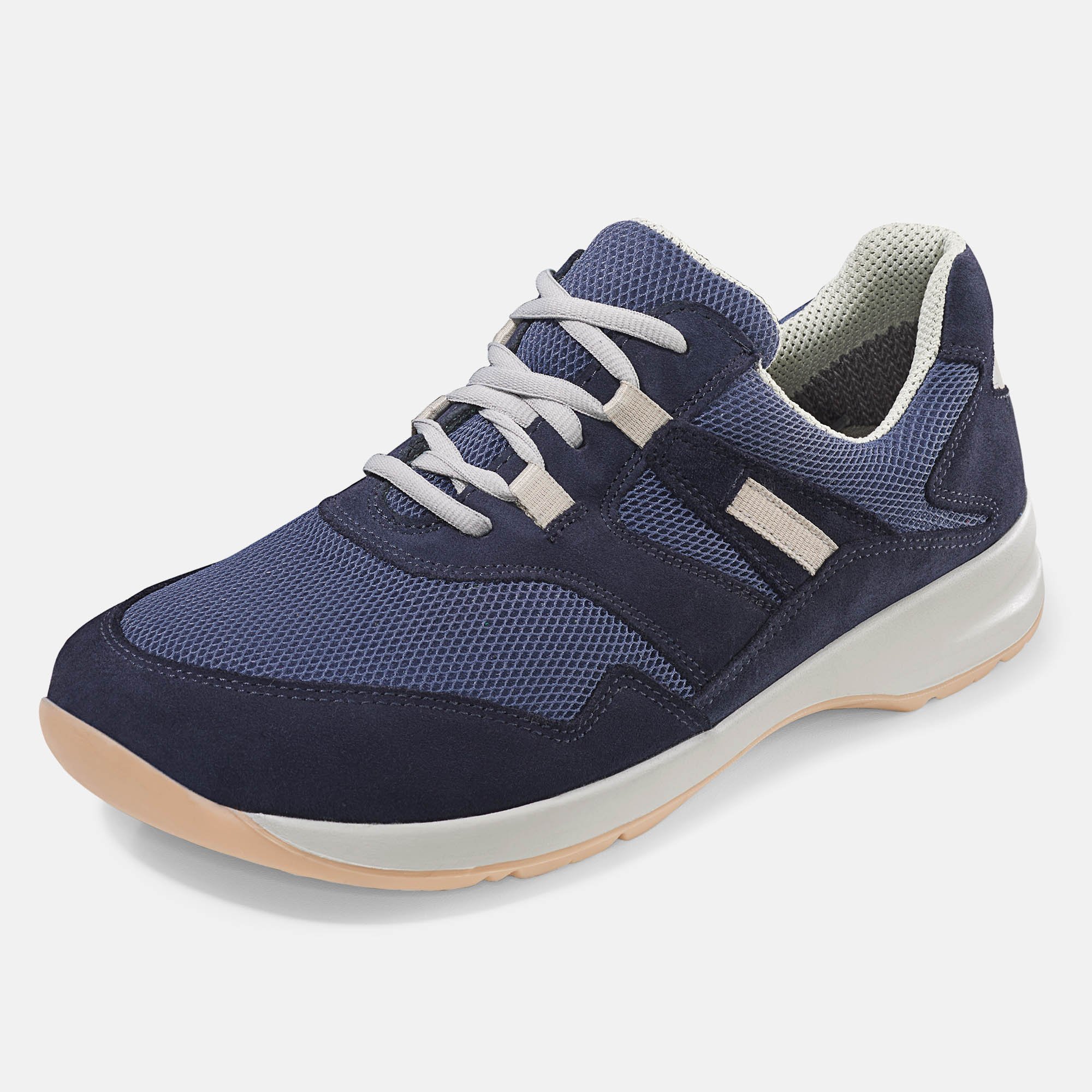 BÄR Schuhe Unisexschuhe Easyrun in dunkelblau aus Rindveloursleder, Textil - Anlass: Laufschuhe (Produktbild) BÄR Schuhe Unisexschuhe Laufschuhe Easyrun dunkelblau Rindveloursleder, Textil Produktbild
