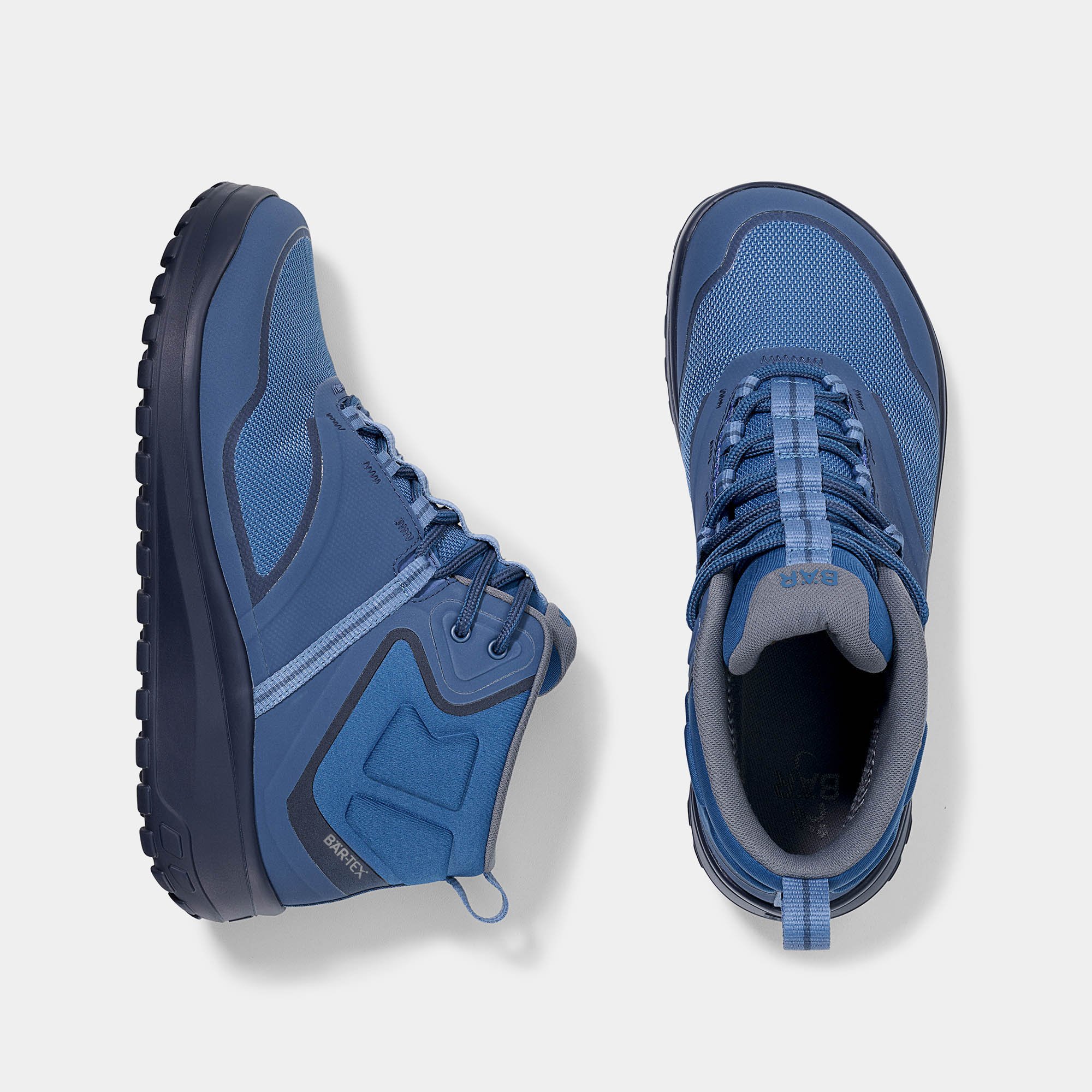 BÄR Schuhe Unisexschuhe TrailLite Tex in blau aus Textil - Anlass: Wanderschuhe (Ansicht von oben) BÄR Schuhe Unisexschuhe Wanderschuhe TrailLite Tex blau Textil Ansicht von oben