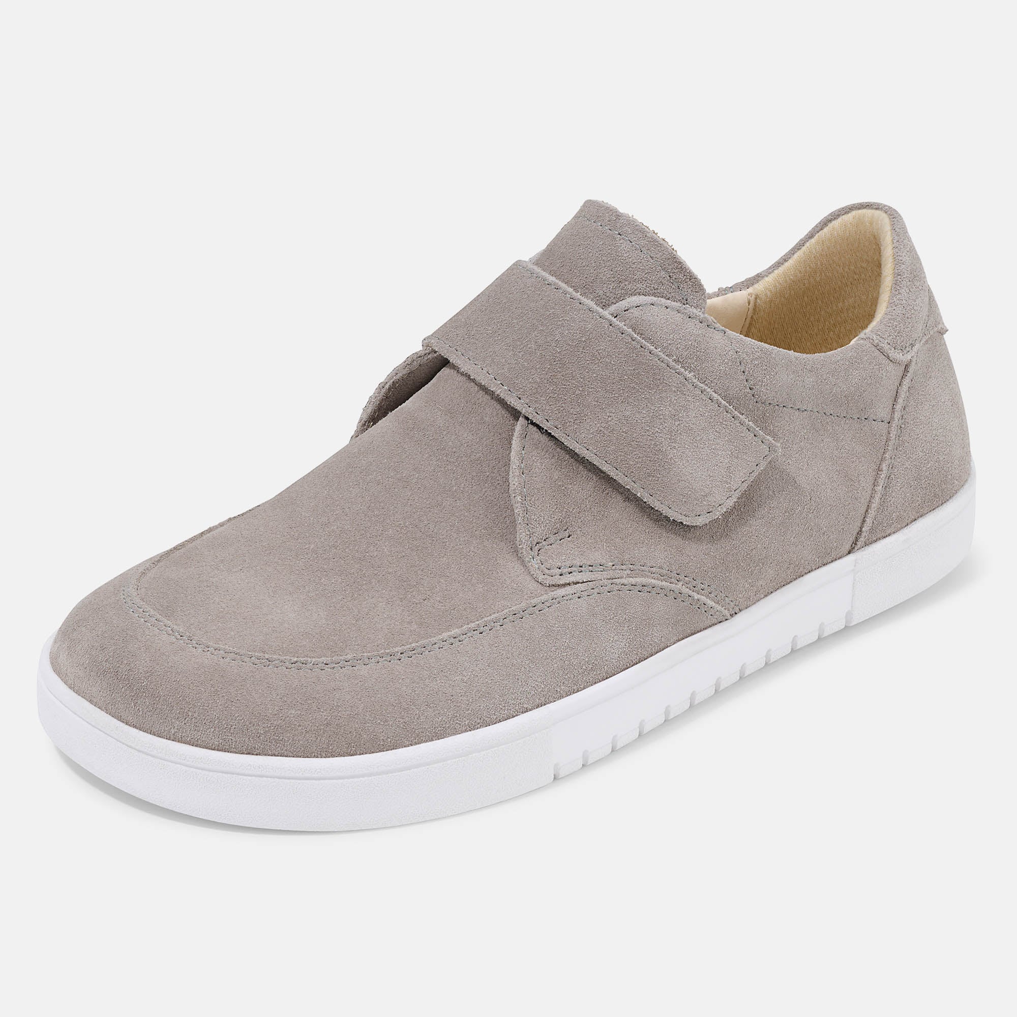 BÄR Schuhe Herrenschuhe Freizeitschuhe Benno hellgrau Rindveloursleder Produktbild