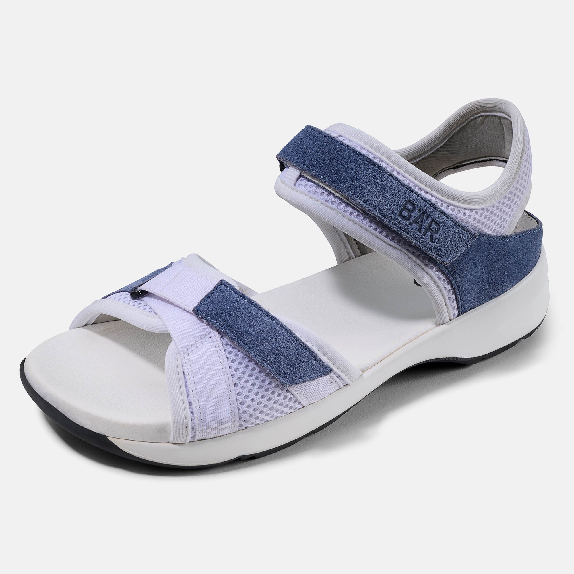 BÄR Schuhe Damenschuhe Jandia 2.0 in weiß/jeans aus Textil, Kalbvelourleder,Neopren - Anlass: Alltag (Produktbild) BÄR Schuhe Damenschuhe Alltag Jandia 2.0 weiß/jeans Textil, Kalbvelourleder,Neopren Produktbild