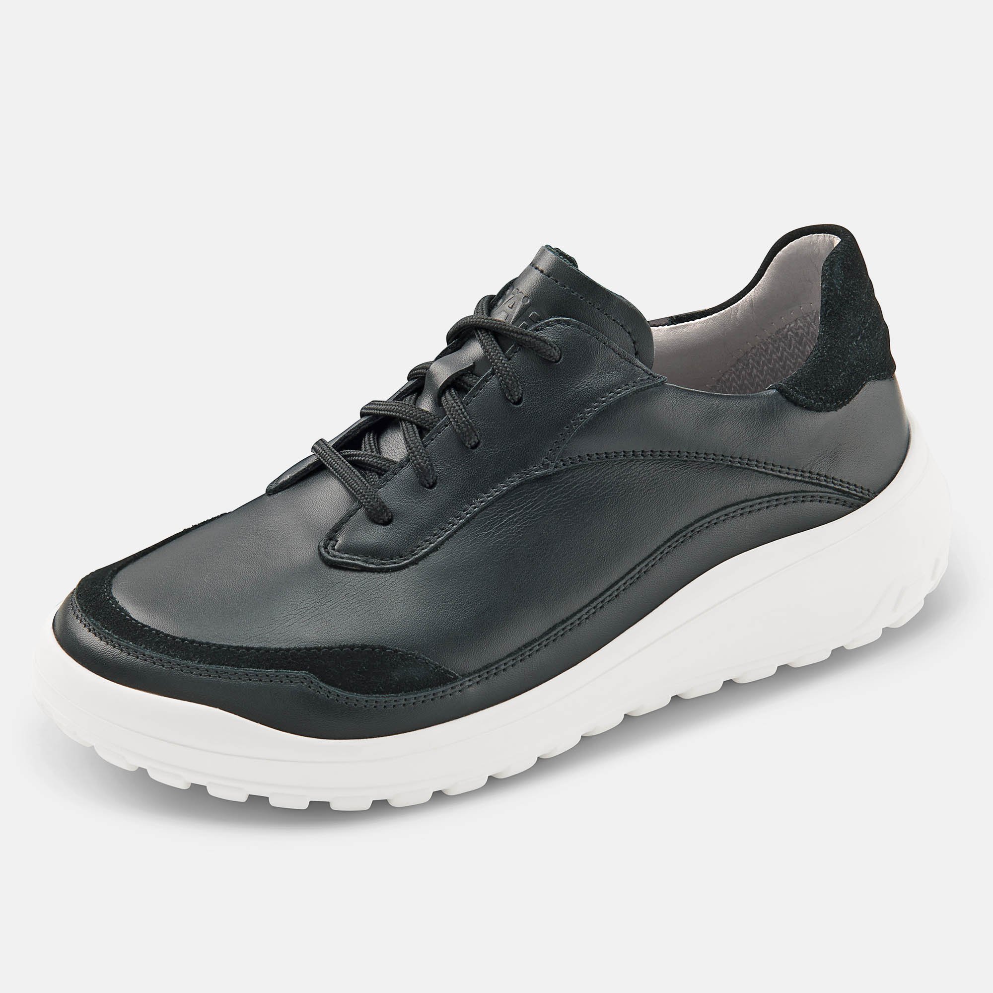 BÄR Schuhe Damenschuhe Quinn in schwarz aus Kalbnappaleder, Kalbveloursleder - Anlass: Alltag (Produktbild) BÄR Schuhe Damenschuhe Alltag Quinn schwarz Kalbnappaleder, Kalbveloursleder Produktbild
