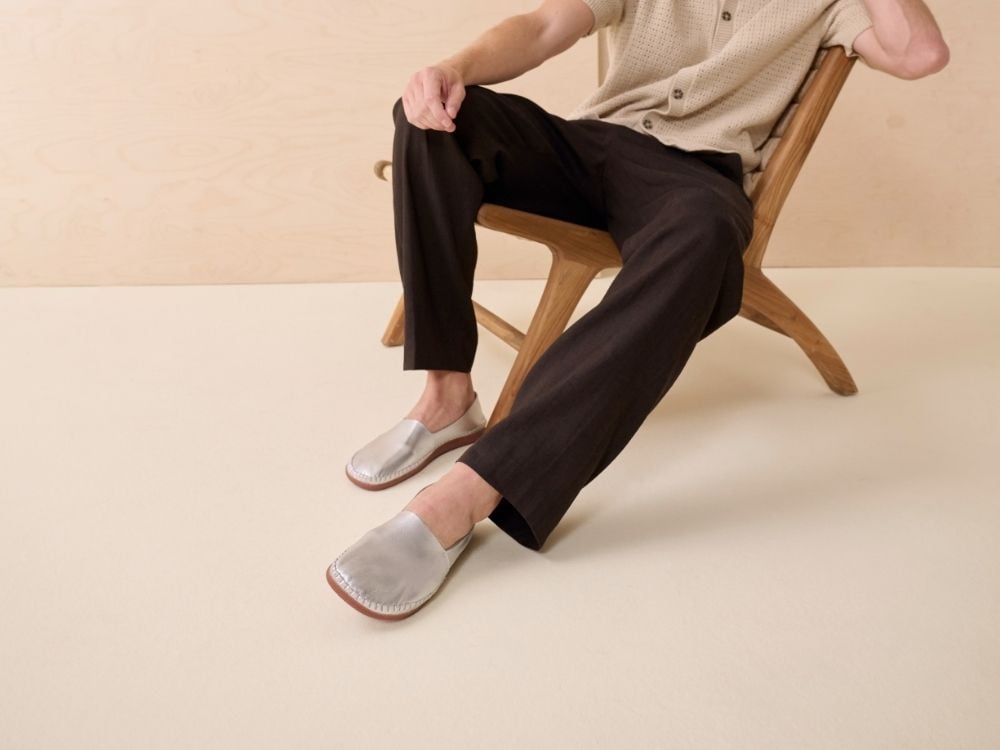 BÄR Schuhe Unisexschuhe Freizeitschuhe Charlie silber Kalbnappaleder Emotionsbild