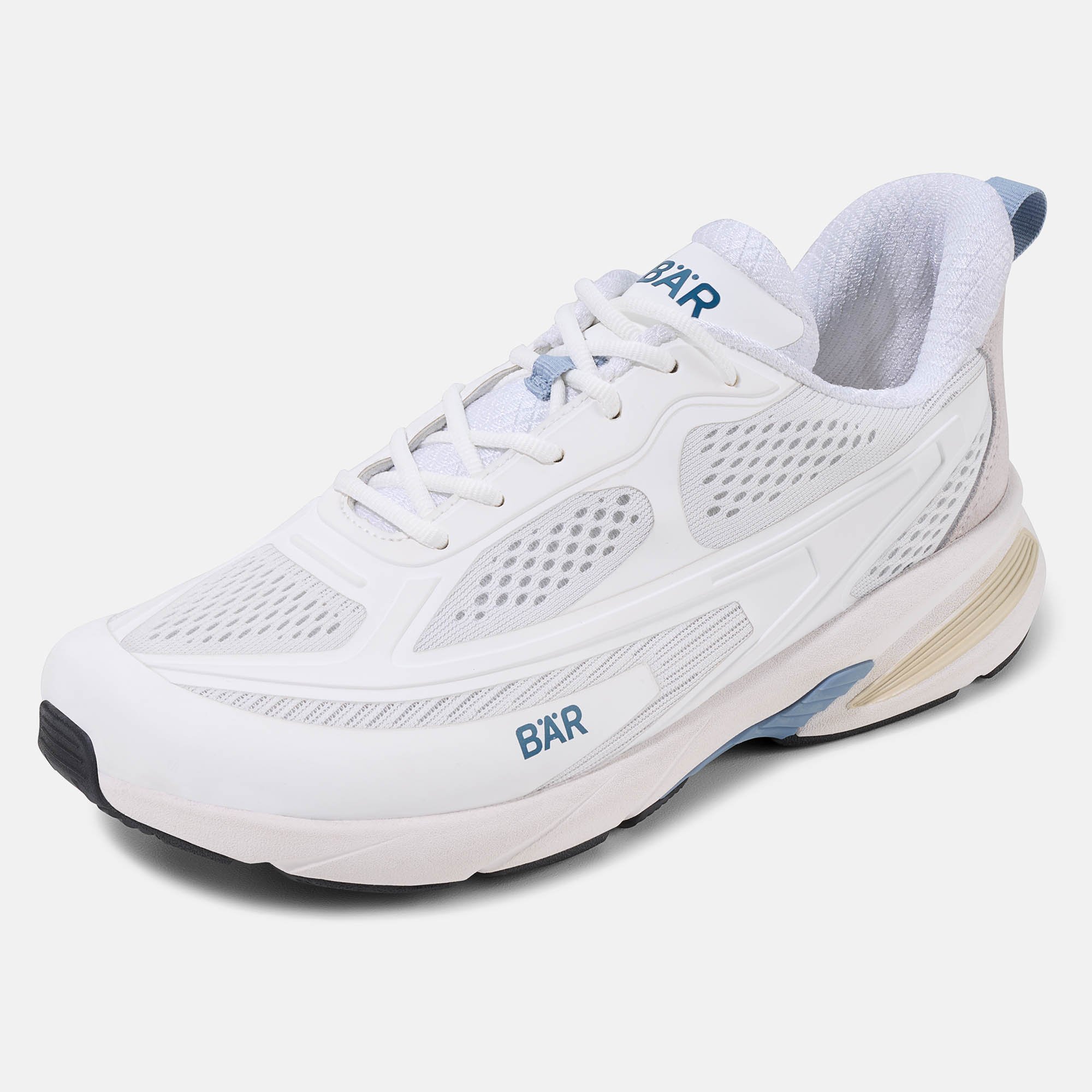 BÄR Schuhe Unisexschuhe Laufschuhe Ventu Run weiß/blau Funktionstextil, PU Produktbild