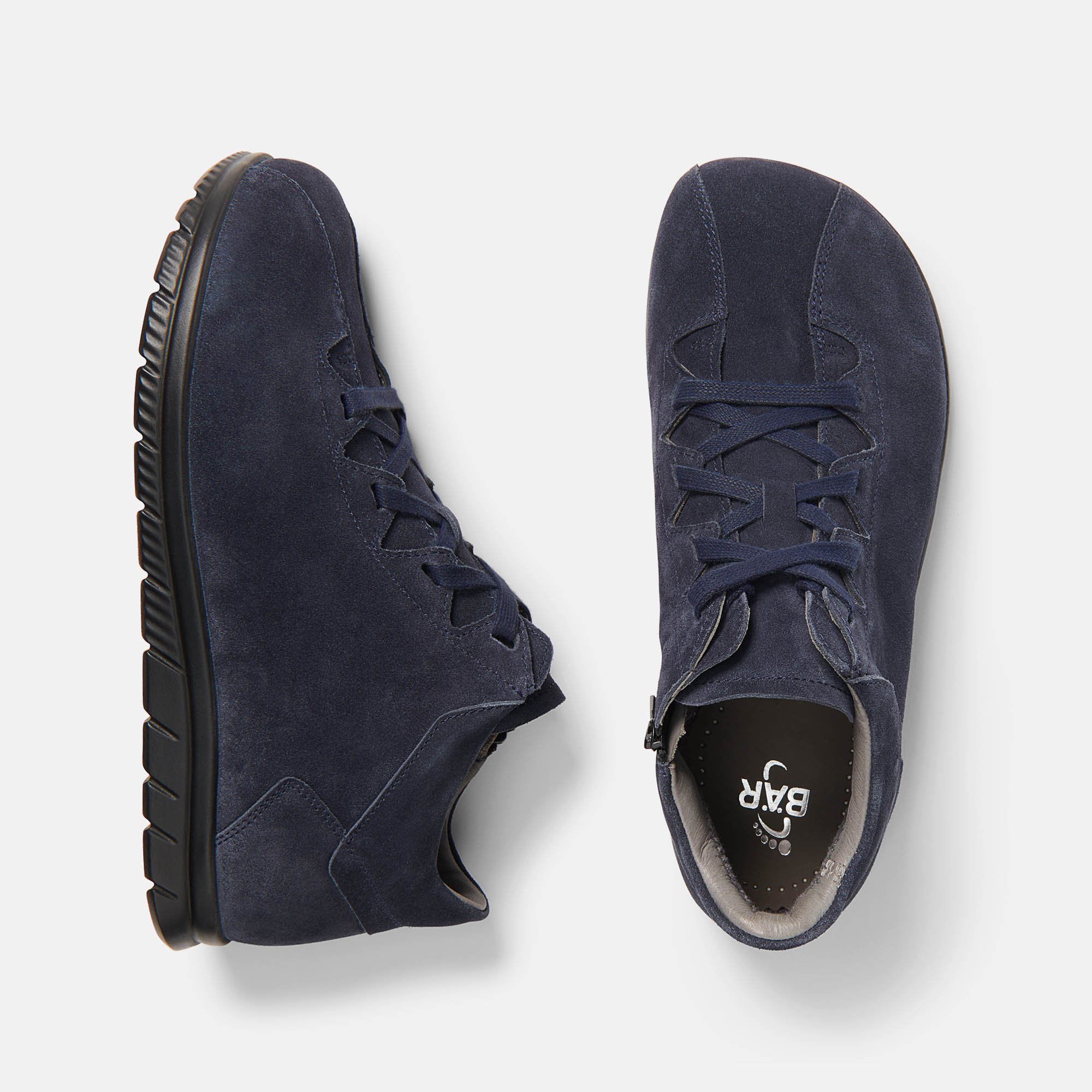 BÄR Schuhe Damenschuhe Freizeitschuhe Lina dunkelblau Kalbveloursleder Ansicht von oben