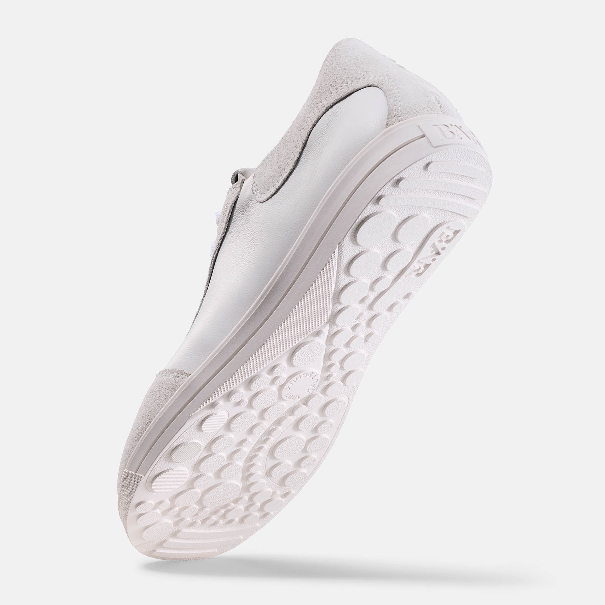 BÄR Schuhe Damenschuhe Freizeitschuhe Elody beige/weiß Kalbnappaleder, Kalbveloursleder Seitenansicht