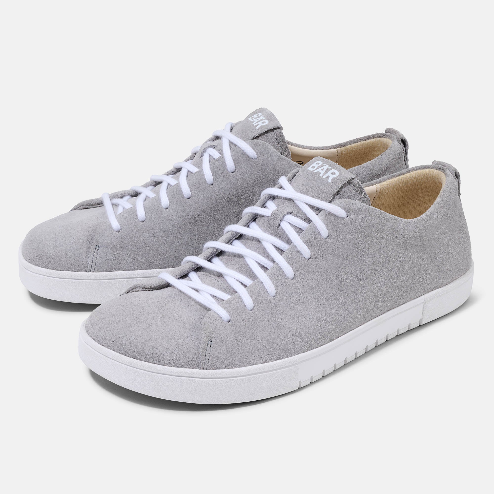 BÄR Schuhe Unisexschuhe Freizeitschuhe Dale 2.0 hellgrau Rindveloursleder Hauptbild