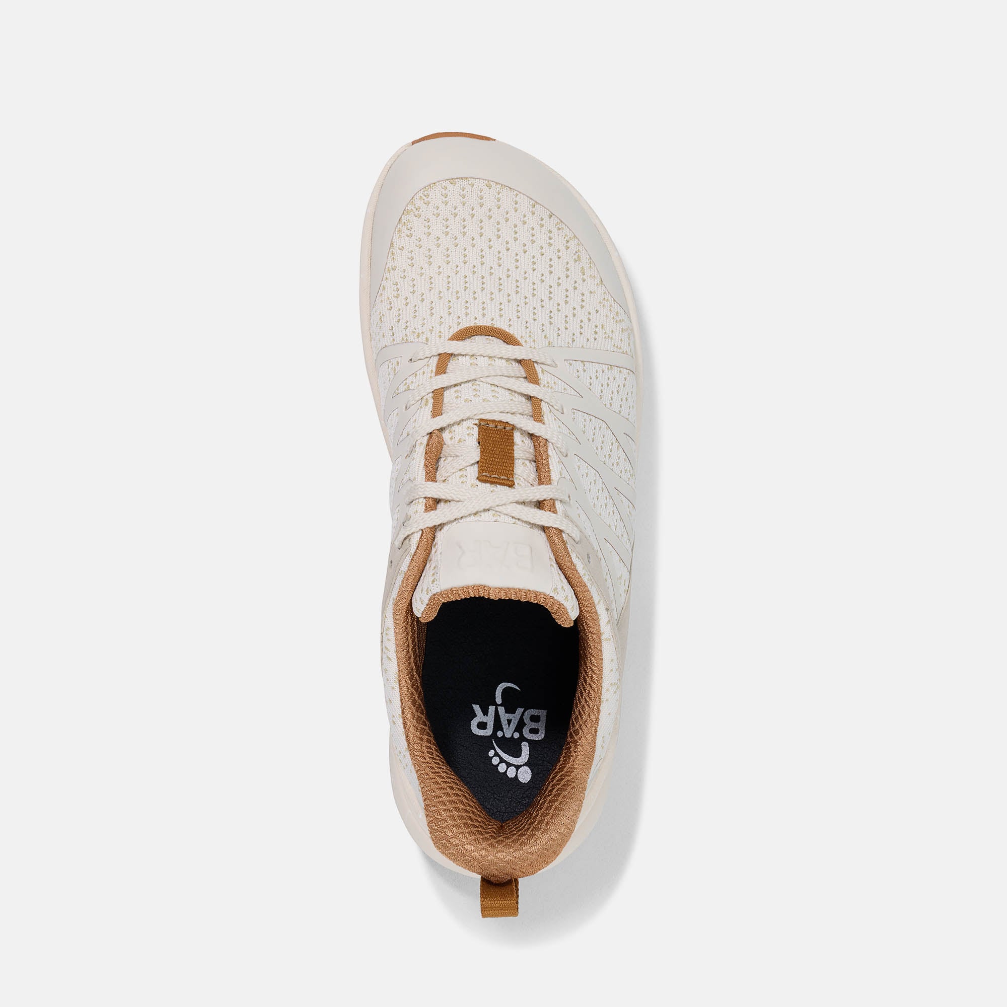 BÄR Schuhe Unisexschuhe Laufschuhe Urban Move beige Ansicht von oben