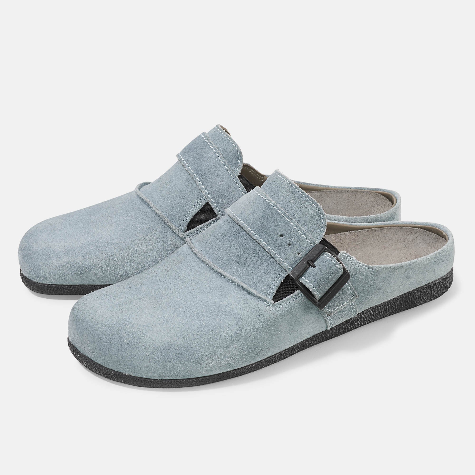 BÄR Schuhe Herrenschuhe Marlon in hellgrau aus Kalbveloursleder - Anlass: Hausschuhe (Hauptbild) BÄR Schuhe Herrenschuhe Hausschuhe Marlon hellgrau Kalbveloursleder Hauptbild