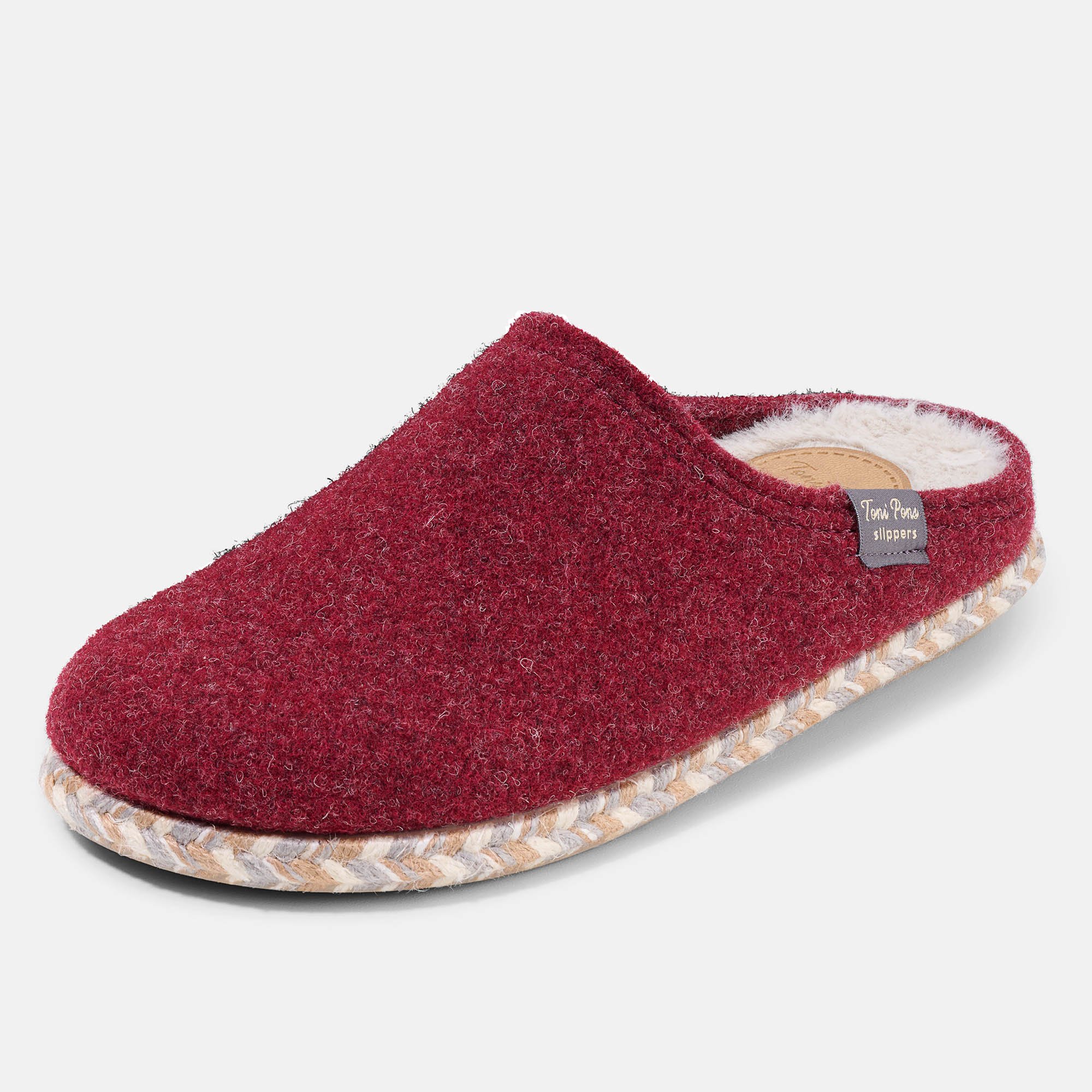 BÄR Schuhe Damenschuhe Deli in bordeaux - Anlass: Hausschuhe (Produktbild) BÄR Schuhe Damenschuhe Hausschuhe Deli bordeaux Produktbild