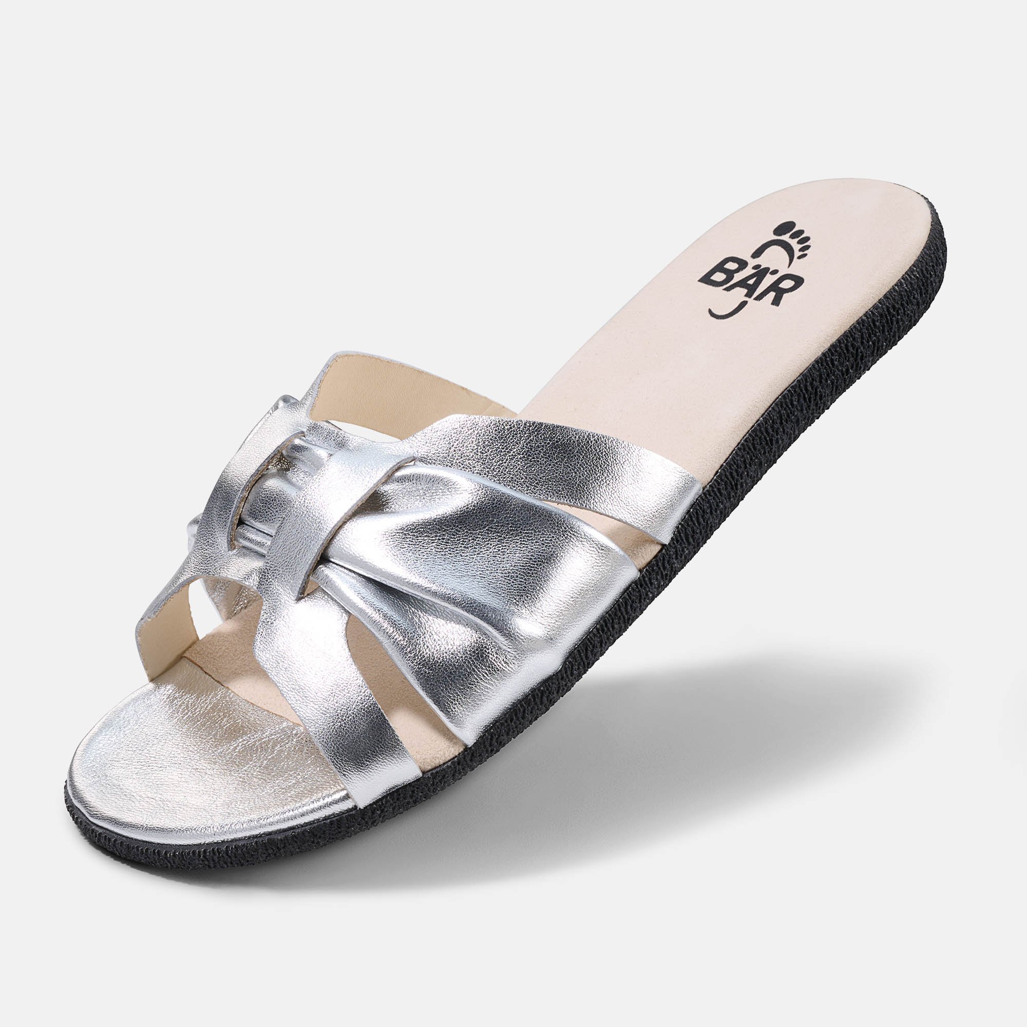 BÄR Schuhe Damenschuhe Tiana in silber aus Lammnappaleder - Anlass: Freizeitschuhe (Produktbild) BÄR Schuhe Damenschuhe Freizeitschuhe Tiana silber Lammnappaleder Produktbild