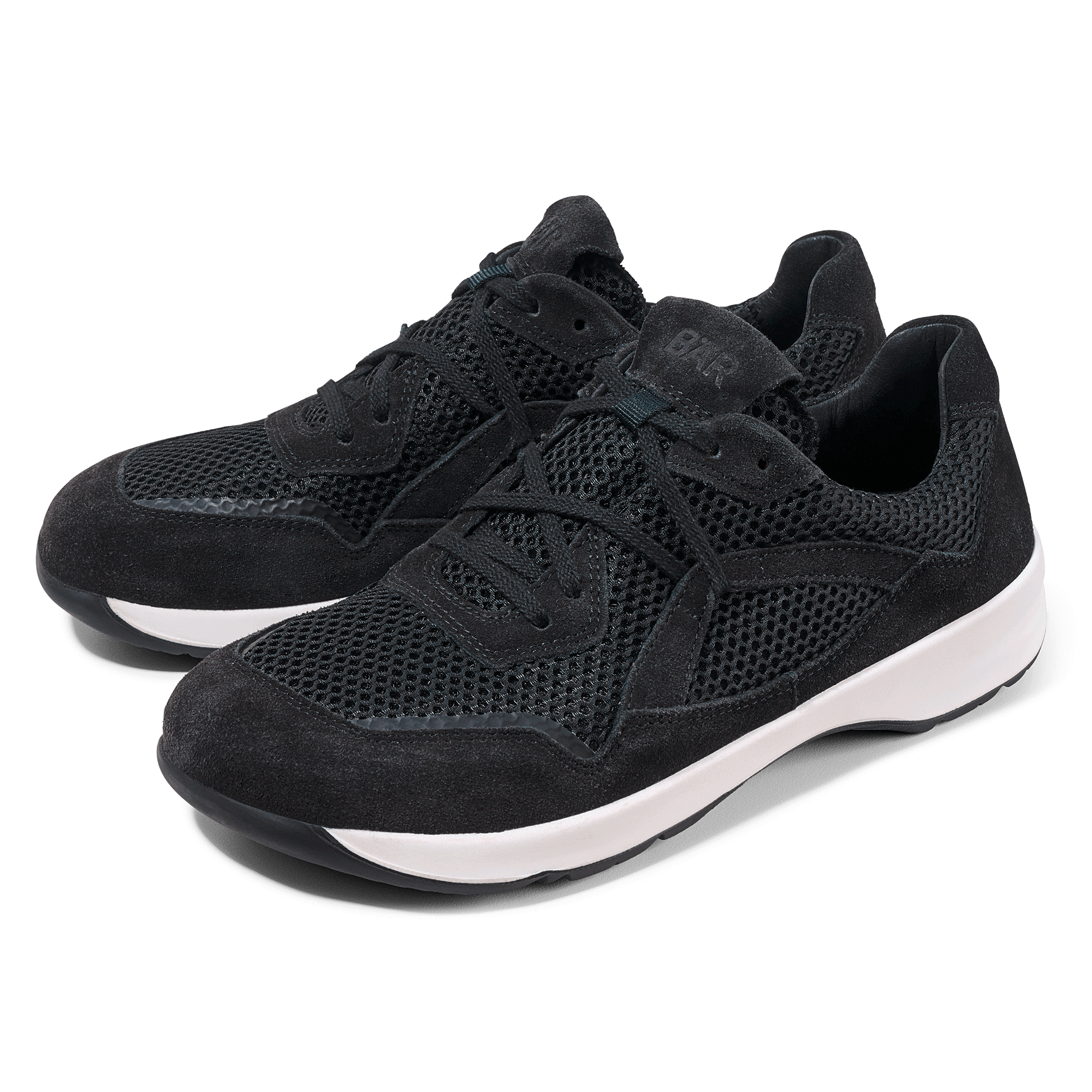 BÄR Schuhe Damenschuhe LadyMove in schwarz aus Mesh, Kalbveloursleder - Anlass: Sport (Hauptbild) BÄR Schuhe Damenschuhe Sport LadyMove schwarz Mesh, Kalbveloursleder Hauptbild