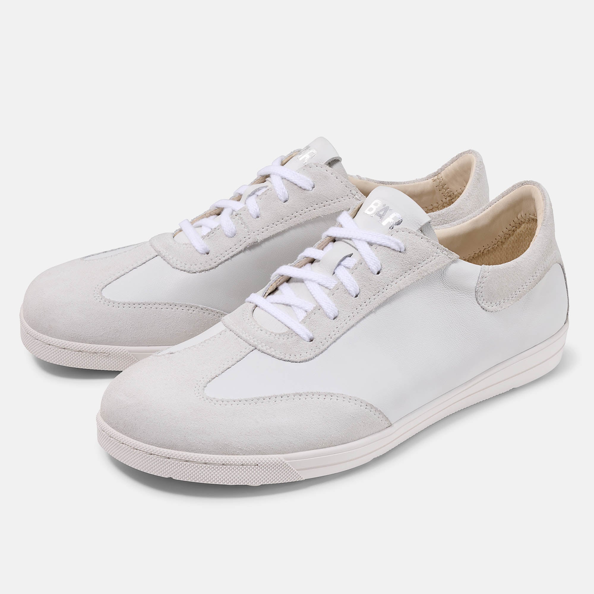 BÄR Schuhe Damenschuhe Freizeitschuhe Elody beige/weiß Kalbnappaleder, Kalbveloursleder Hauptbild