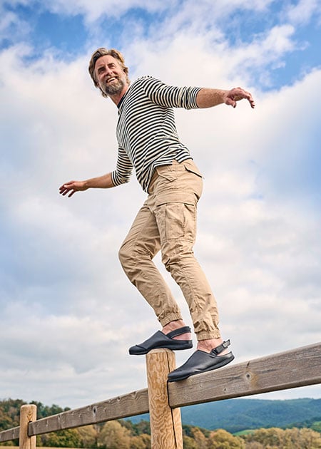 BÄR Schuhe Herrenschuhe Silas in schwarz aus Rindnappaleder - Anlass: Sandaletten (Emotionsbild) BÄR Schuhe Herrenschuhe Sandaletten Silas schwarz Rindnappaleder Emotionsbild