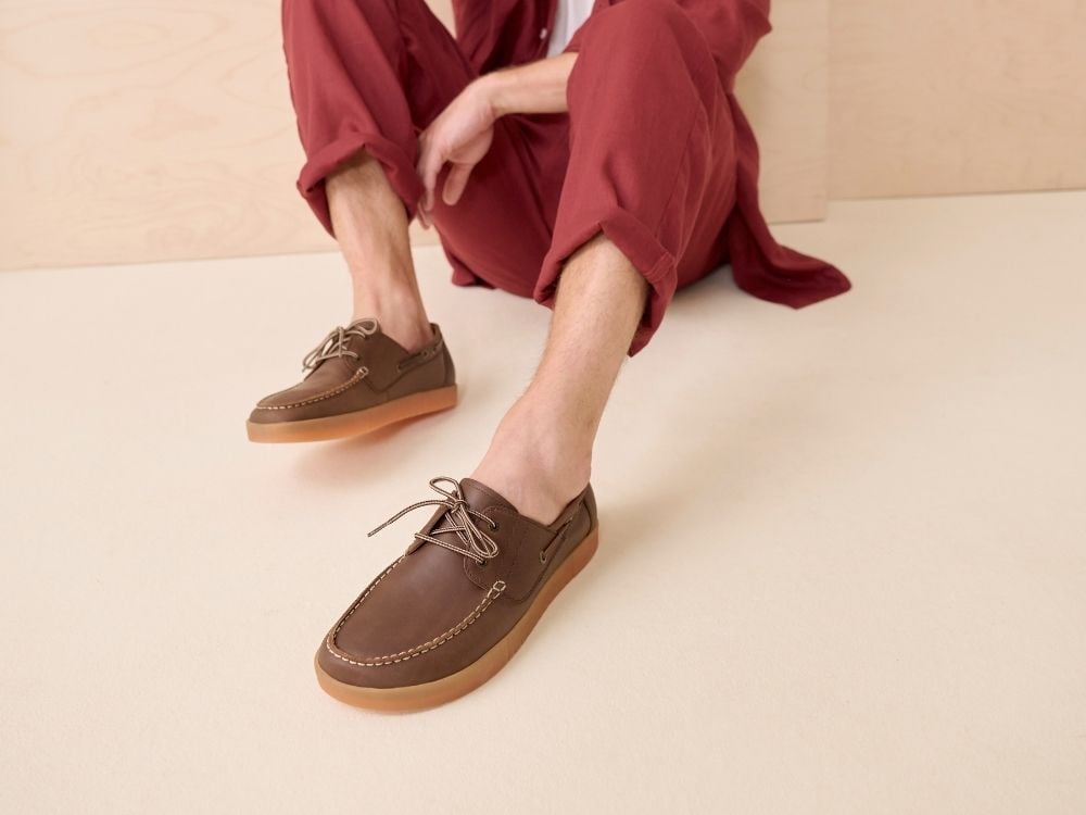 BÄR Schuhe Herrenschuhe Freizeitschuhe Emiliano dunkelbraun Rindnappaleder gefettet Emotionsbild