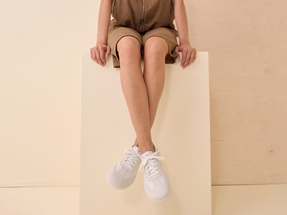 BÄR Schuhe Damenschuhe Freizeitschuhe Elody beige/weiß Kalbnappaleder, Kalbveloursleder Emotionsbild