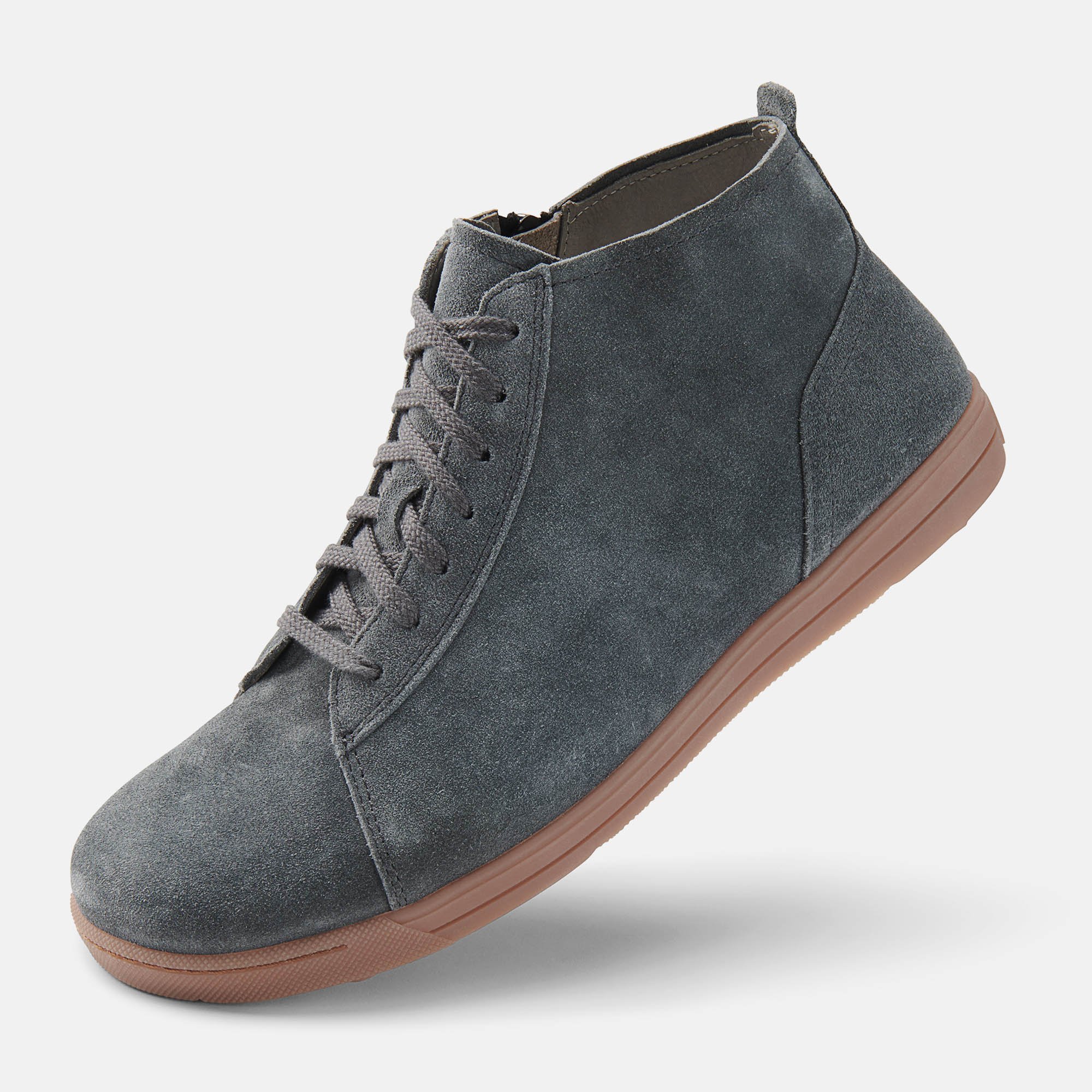 BÄR Schuhe Damenschuhe Alltag Anne grau Kalbveloursleder Produktbild