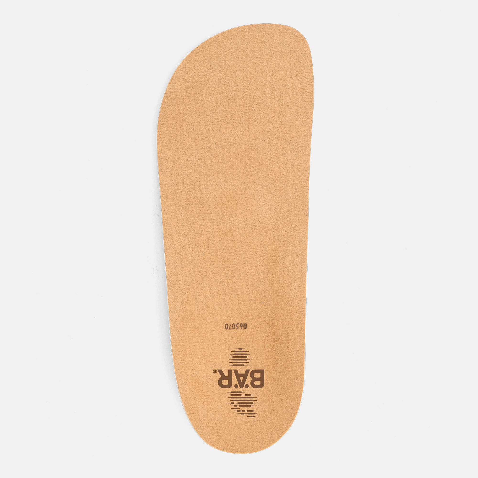BÄR Schuhe Synergie-Fußbett 10 mm Standard in natur (Ansicht von oben) BÄR Schuhe Synergie-Fußbett 10 mm Standard natur Ansicht von oben