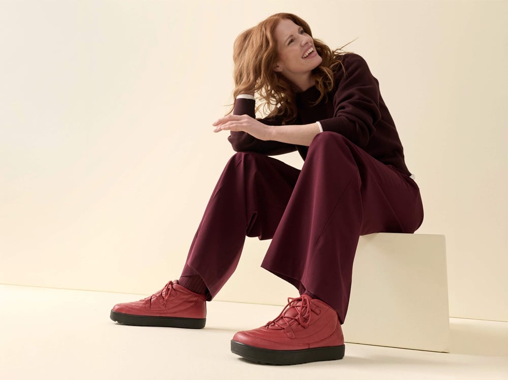 BÄR Schuhe Damenschuhe Lena in rot aus Lammnappaleder - Anlass: Freizeitschuhe (Emotionsbild) BÄR Schuhe Damenschuhe Freizeitschuhe Lena rot Lammnappaleder Emotionsbild