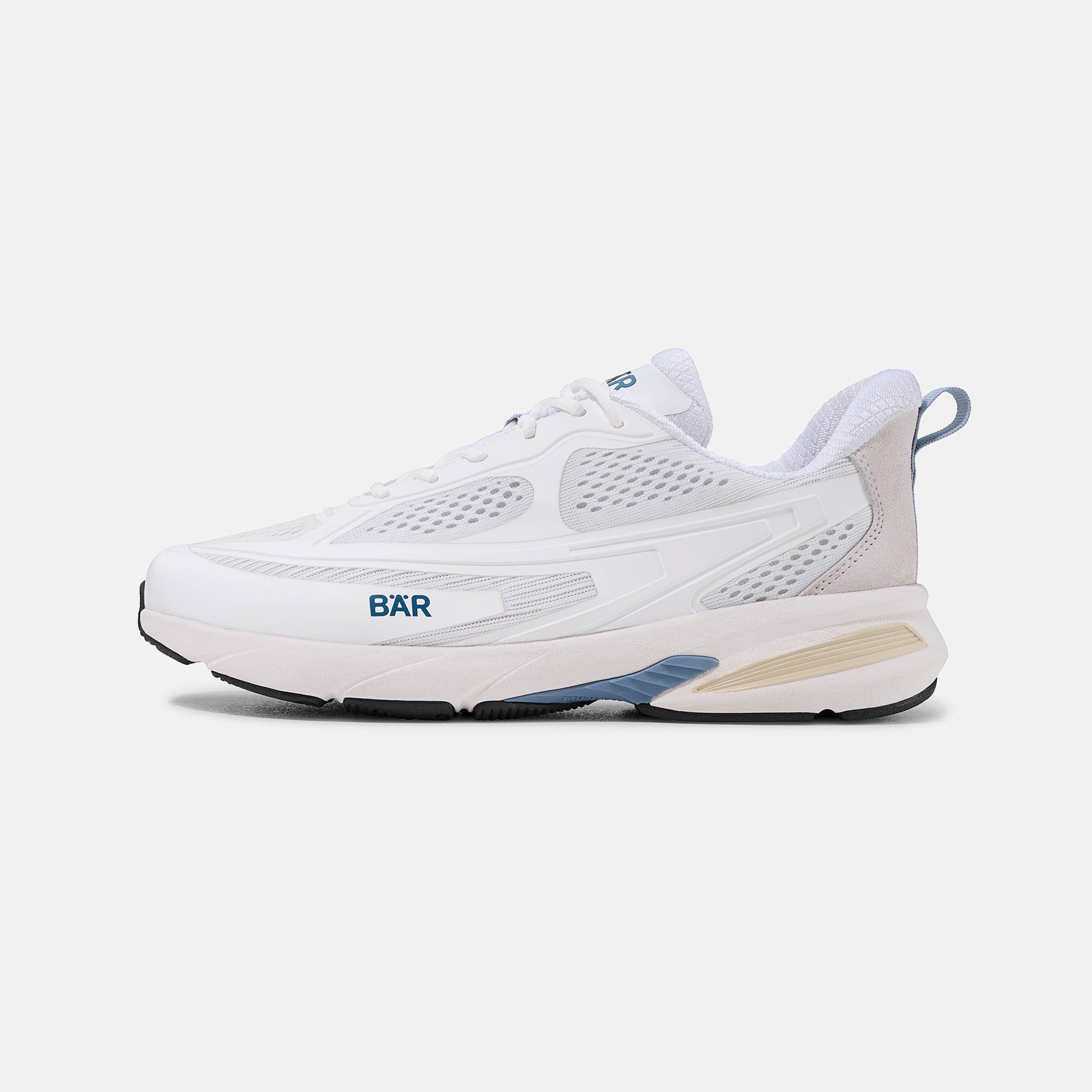 BÄR Schuhe Unisexschuhe Laufschuhe Ventu Run weiß/blau Funktionstextil, PU Produktbild