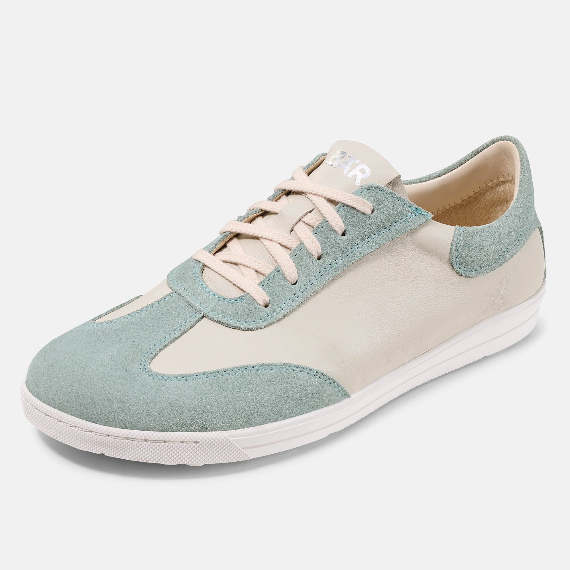 BÄR Schuhe Damenschuhe Freizeitschuhe Elody beige/mint Kalbnappaleder, Kalbveloursleder Produktbild