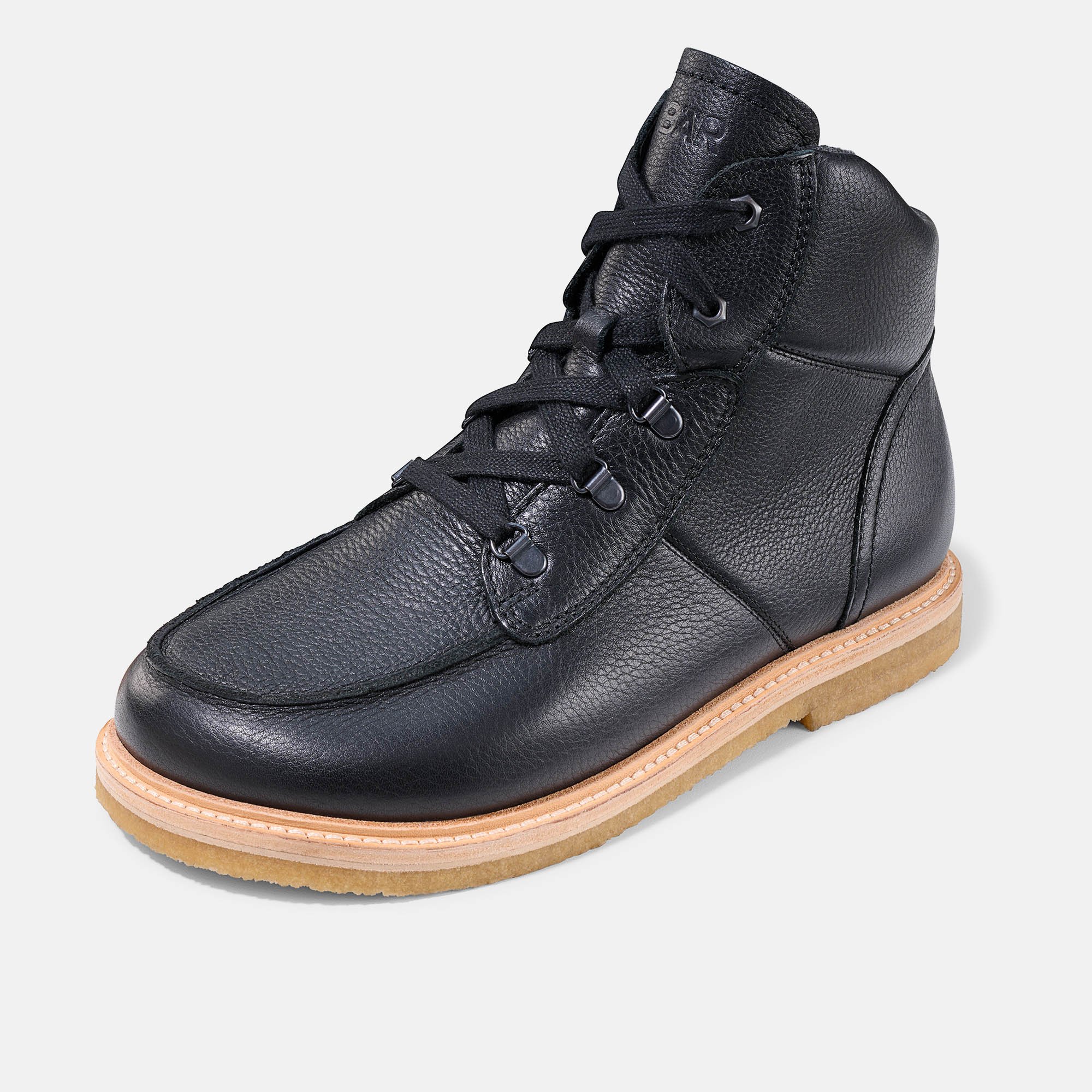 BÄR Schuhe Herrenschuhe Freizeitschuhe Roger schwarz Rindnappaleder wasserabweisend Produktbild