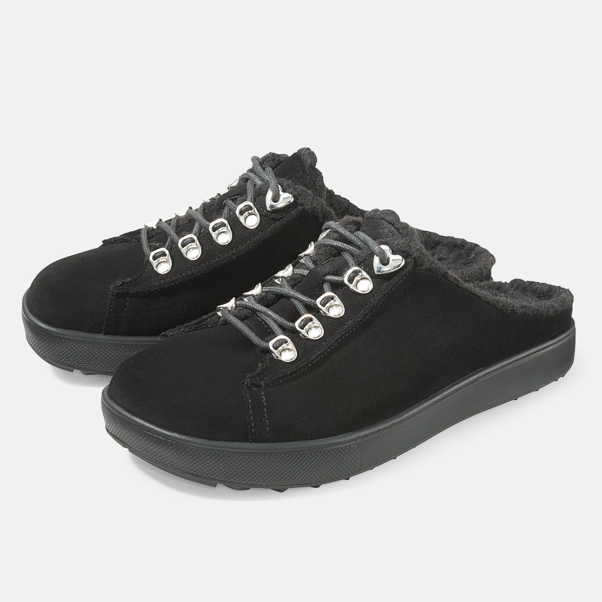 BÄR Schuhe Damenschuhe Freizeitschuhe Ellen-Cozy schwarz Kalbveloursleder wasserabweisend Hauptbild