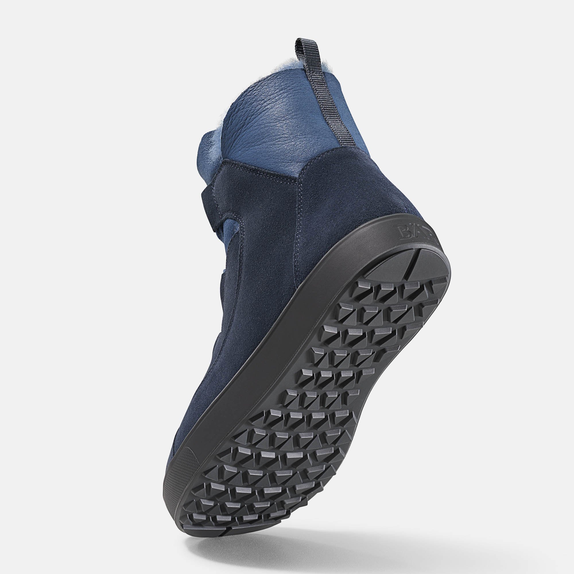 BÄR Schuhe Damenschuhe Paulina in blau aus Doubleface,Kalbveloursleder - Anlass: Freizeitschuhe (Seitenansicht) BÄR Schuhe Damenschuhe Freizeitschuhe Paulina blau Doubleface,Kalbveloursleder Seitenansicht