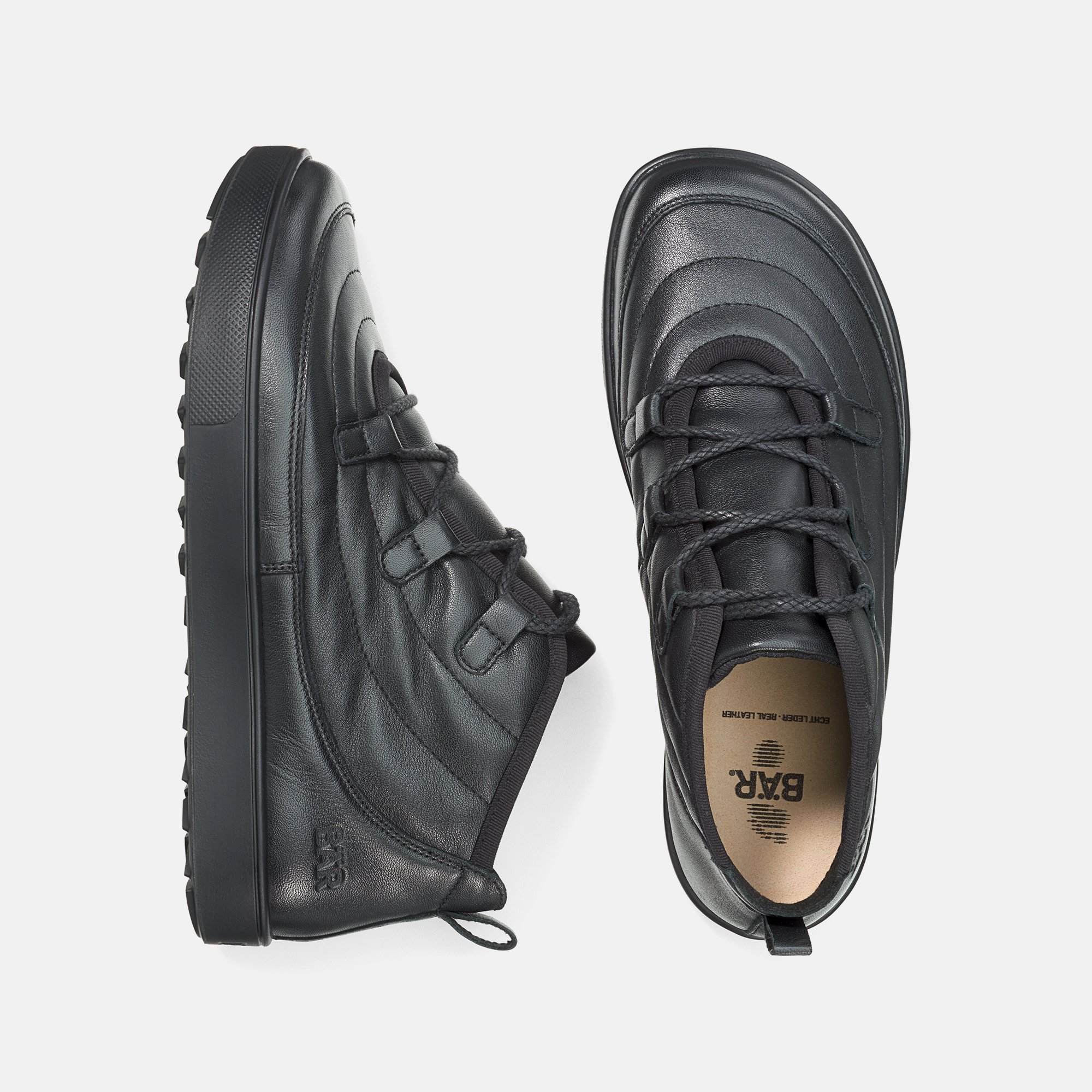 BÄR Schuhe Damenschuhe Lena in schwarz aus Lammnappaleder - Anlass: Freizeitschuhe (Ansicht von oben) BÄR Schuhe Damenschuhe Freizeitschuhe Lena schwarz Lammnappaleder Ansicht von oben