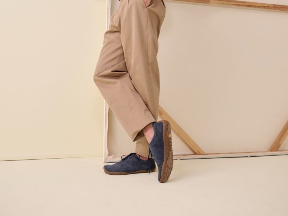 BÄR Schuhe Herrenschuhe Freizeitschuhe Jace blau Rindveloursleder Emotionsbild